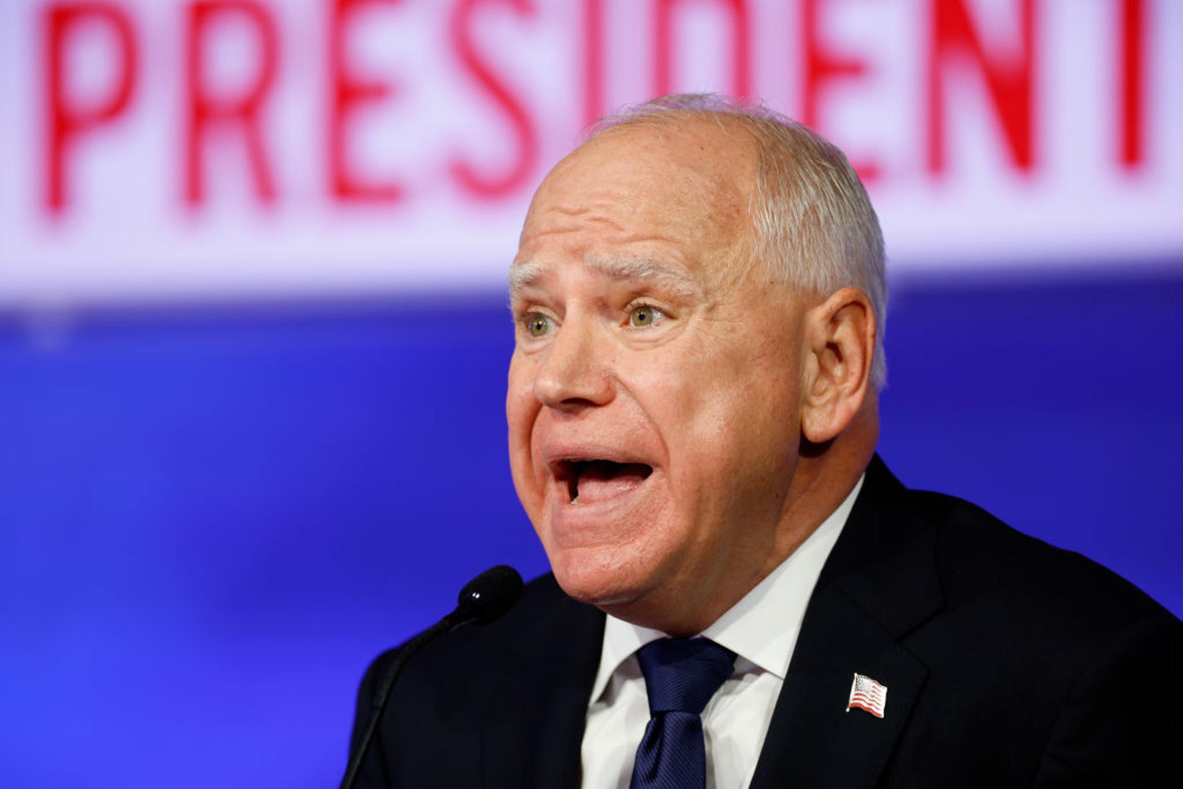 Tim Walz Debate Transcript What Tim Walz Meant When He Said He Was ‘Friends With School Shooters’
