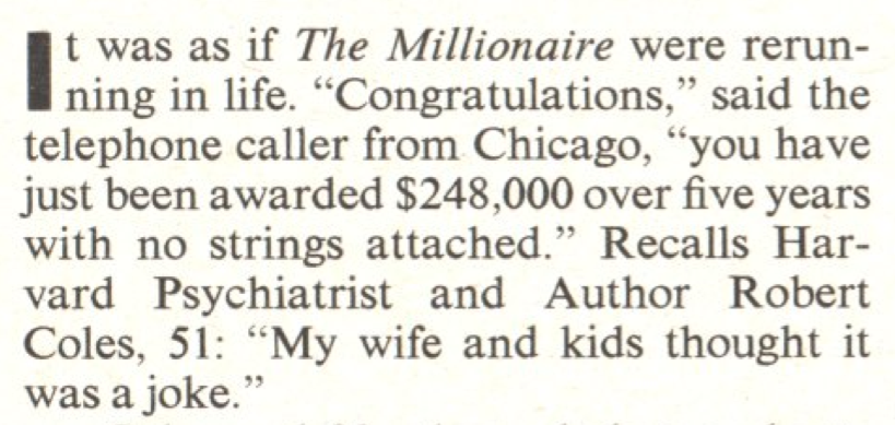 MacArthur Grant