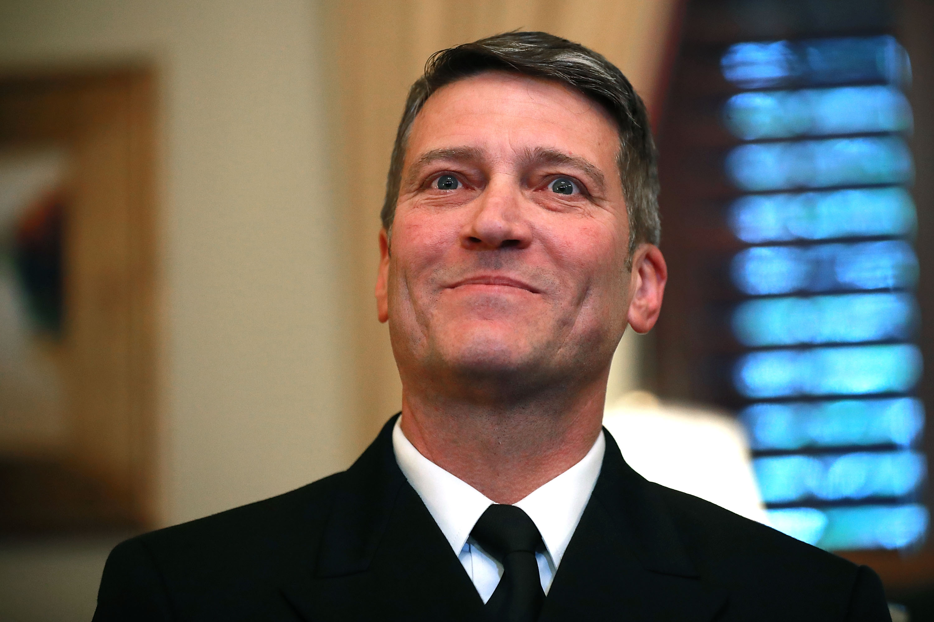President Trump's Nominee To Be Veteran's Secretary Ronny Jackson Meets With Sen. Isakson On Capitol Hill