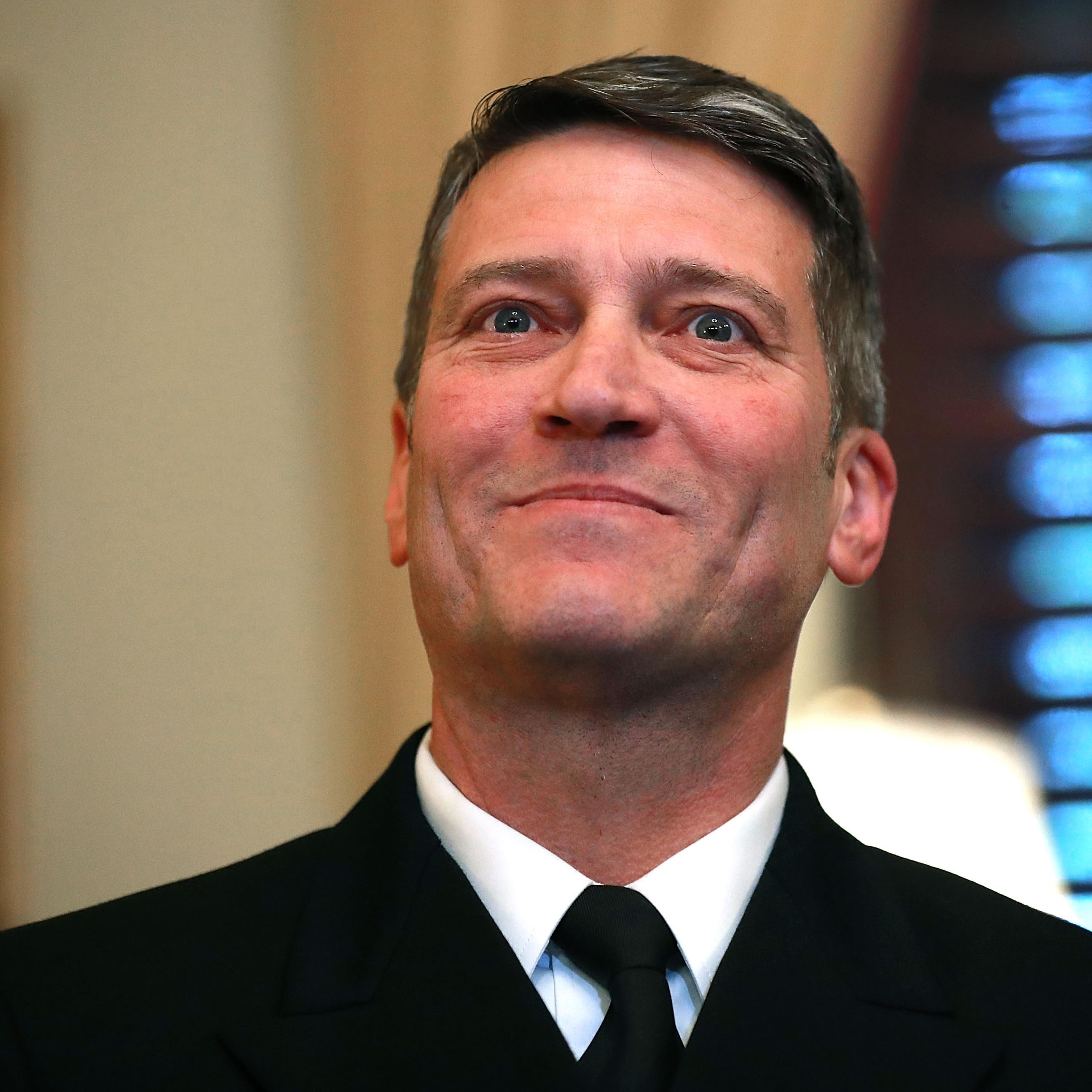 President Trump's Nominee To Be Veteran's Secretary Ronny Jackson Meets With Sen. Isakson On Capitol Hill
