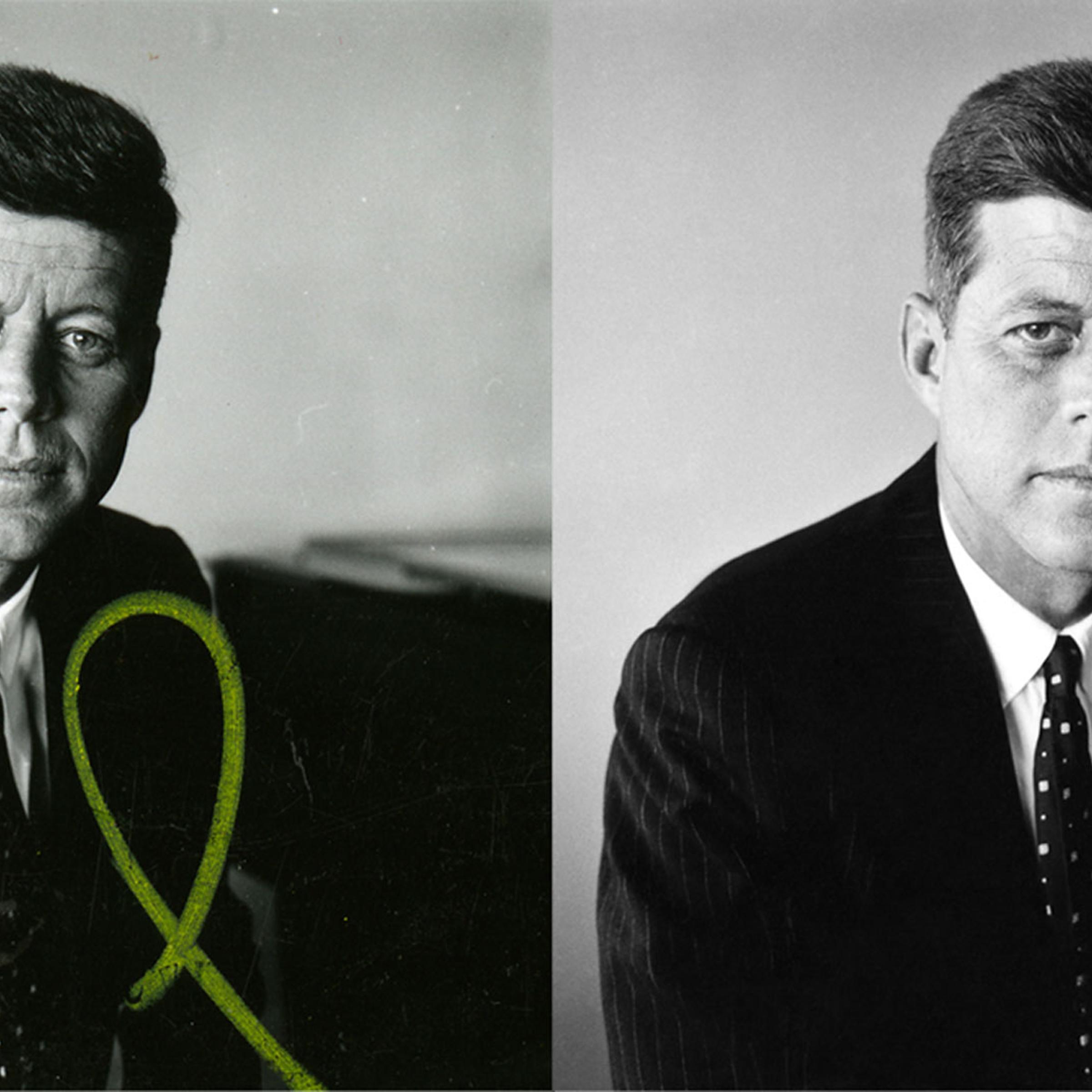 This is Jacques Lowe’s first portrait of John F. Kennedy, made during one of Kennedy’s rare days off from his 1958 Senate re-election campaign. To restore this image for the Newseum’s “Creating Camelot” exhibit, the image was cleaned, the tone adjusted a