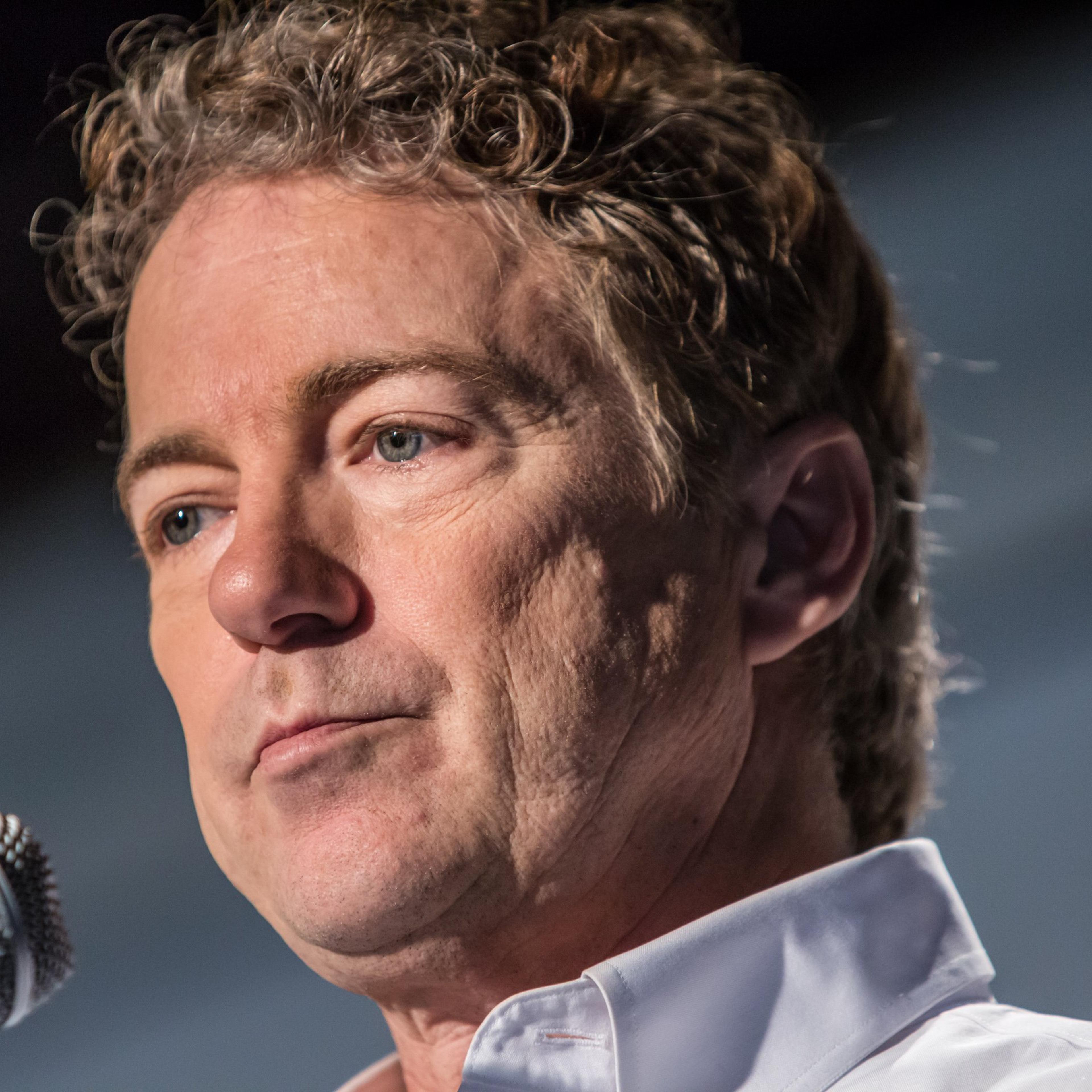 Republican Presidential Candidate Rand Paul Campaigns In Iowa