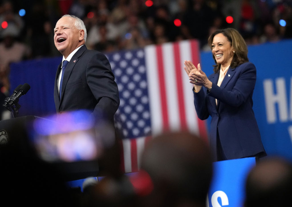 Kamala Harris And Running Mate Tim Walz Make First Appearance Together In Philadelphia