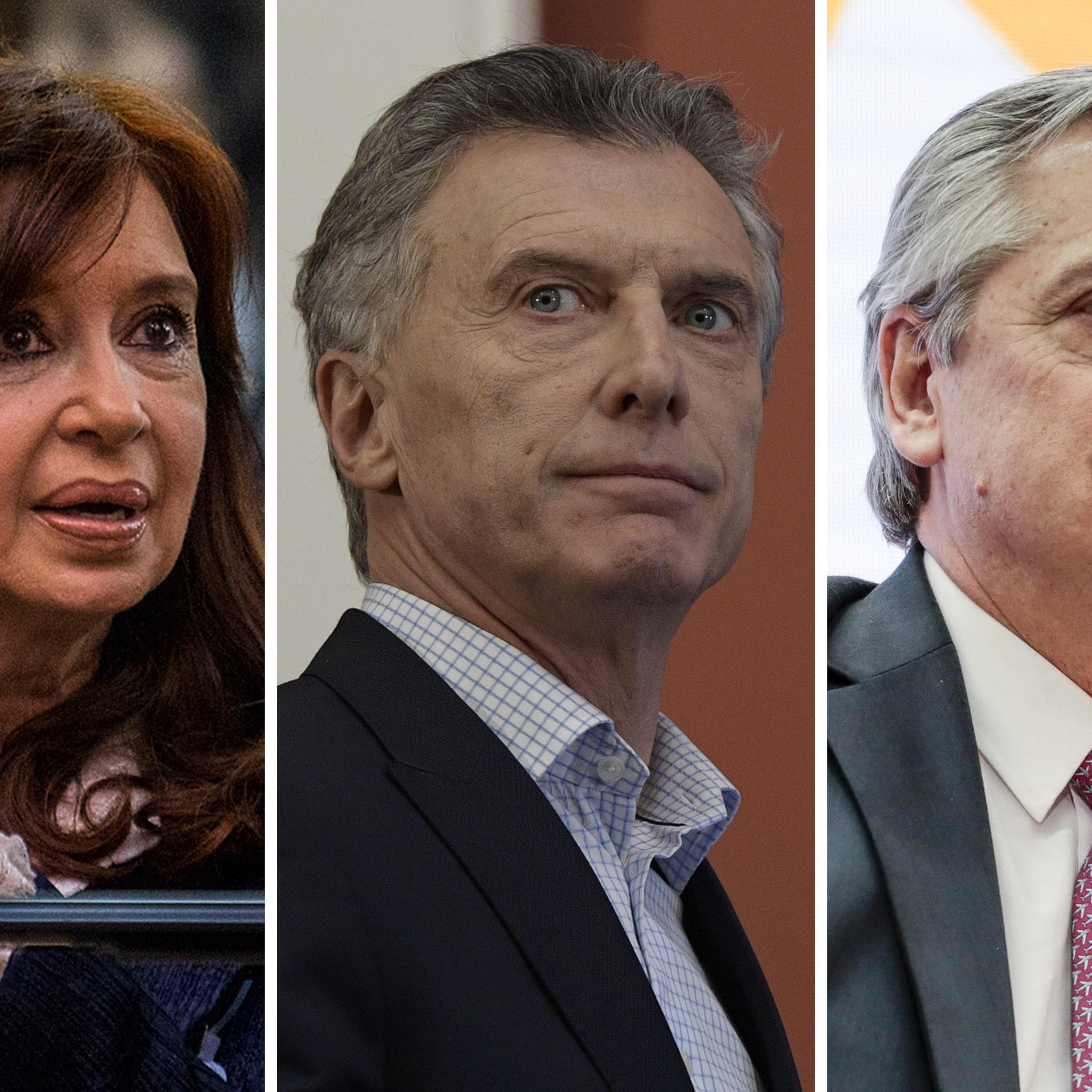 Argentina elections Cristina Fernandez Mauricio Macri Alberto Fernandez