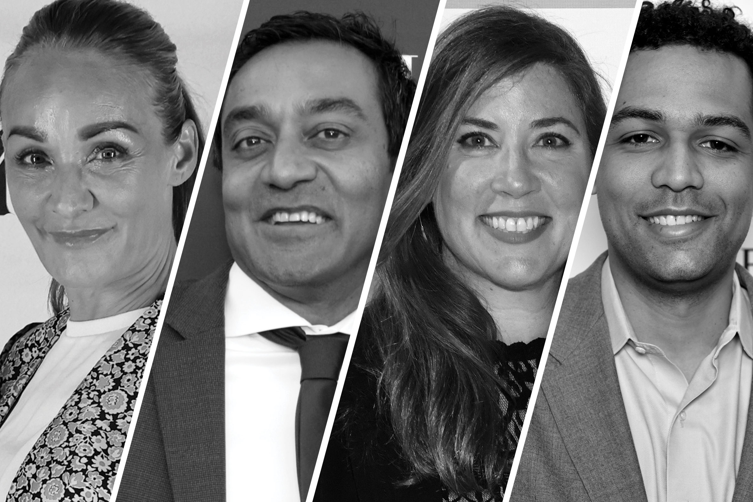 Panelists at the TIME 100 Talks: The Power of Purchase event at COP28 in Dubai include Eva Kruse, M. Sanjayan, Ellen Jackowski and moderator Justin Worland.