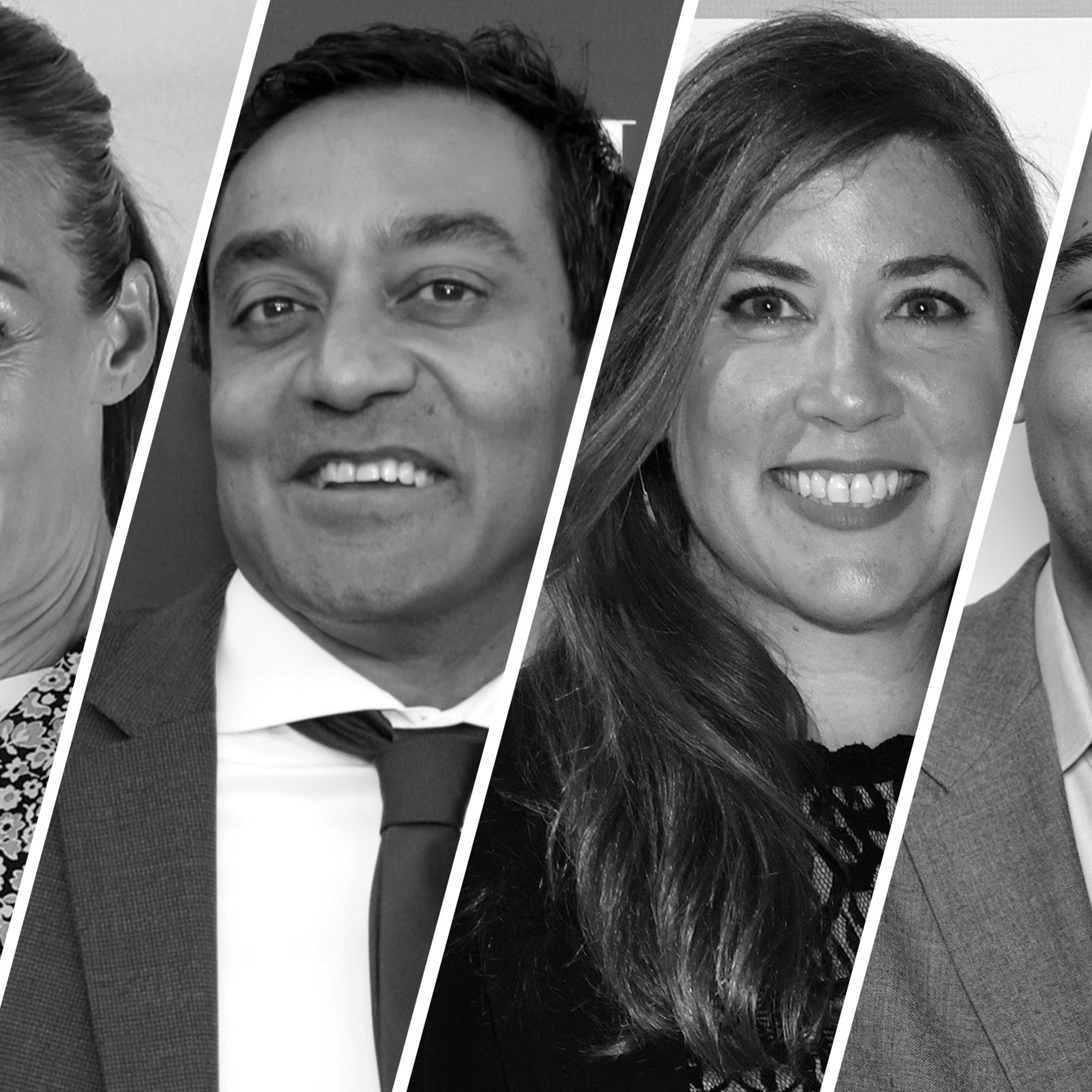 Panelists at the TIME 100 Talks: The Power of Purchase event at COP28 in Dubai include Eva Kruse, M. Sanjayan, Ellen Jackowski and moderator Justin Worland.