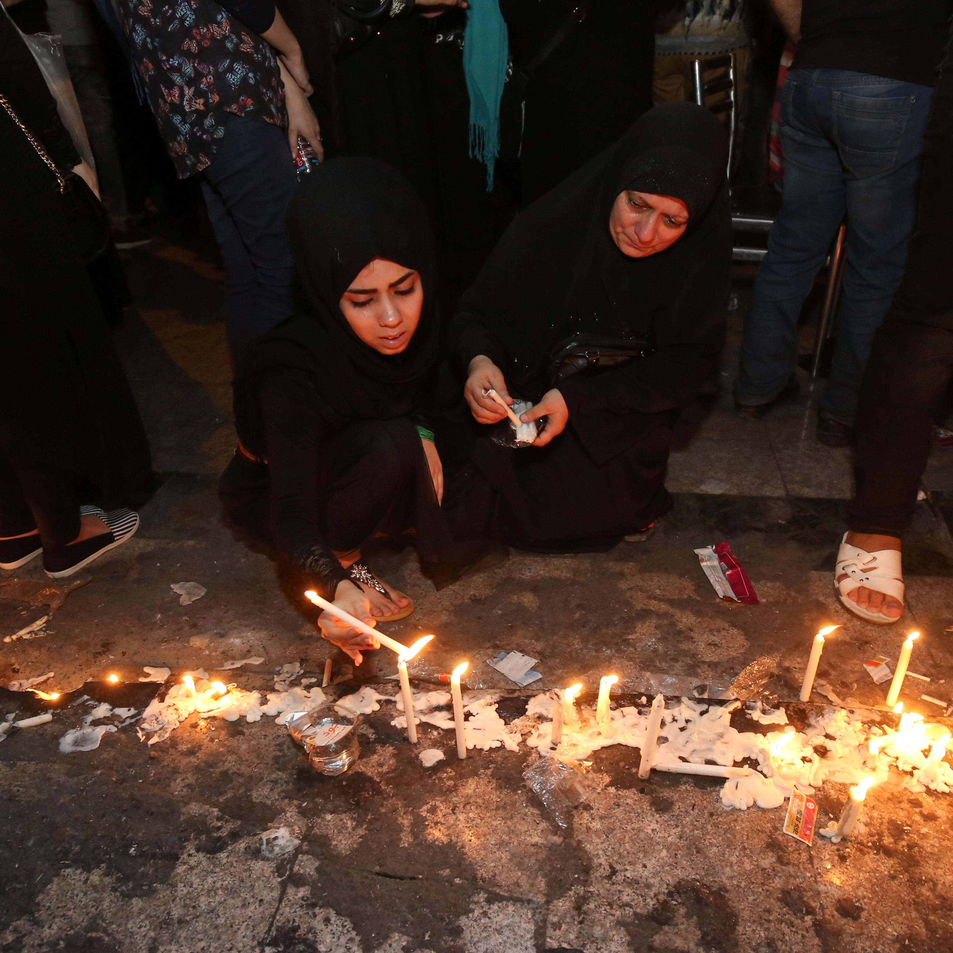 IRAQ-CONFLICT-BOMBINGS-VIGIL