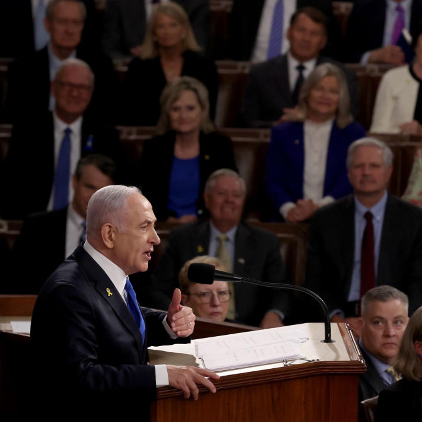 Israeli PM Netanyahu Delivers Address To Joint Meeting Of U.S. Congress
