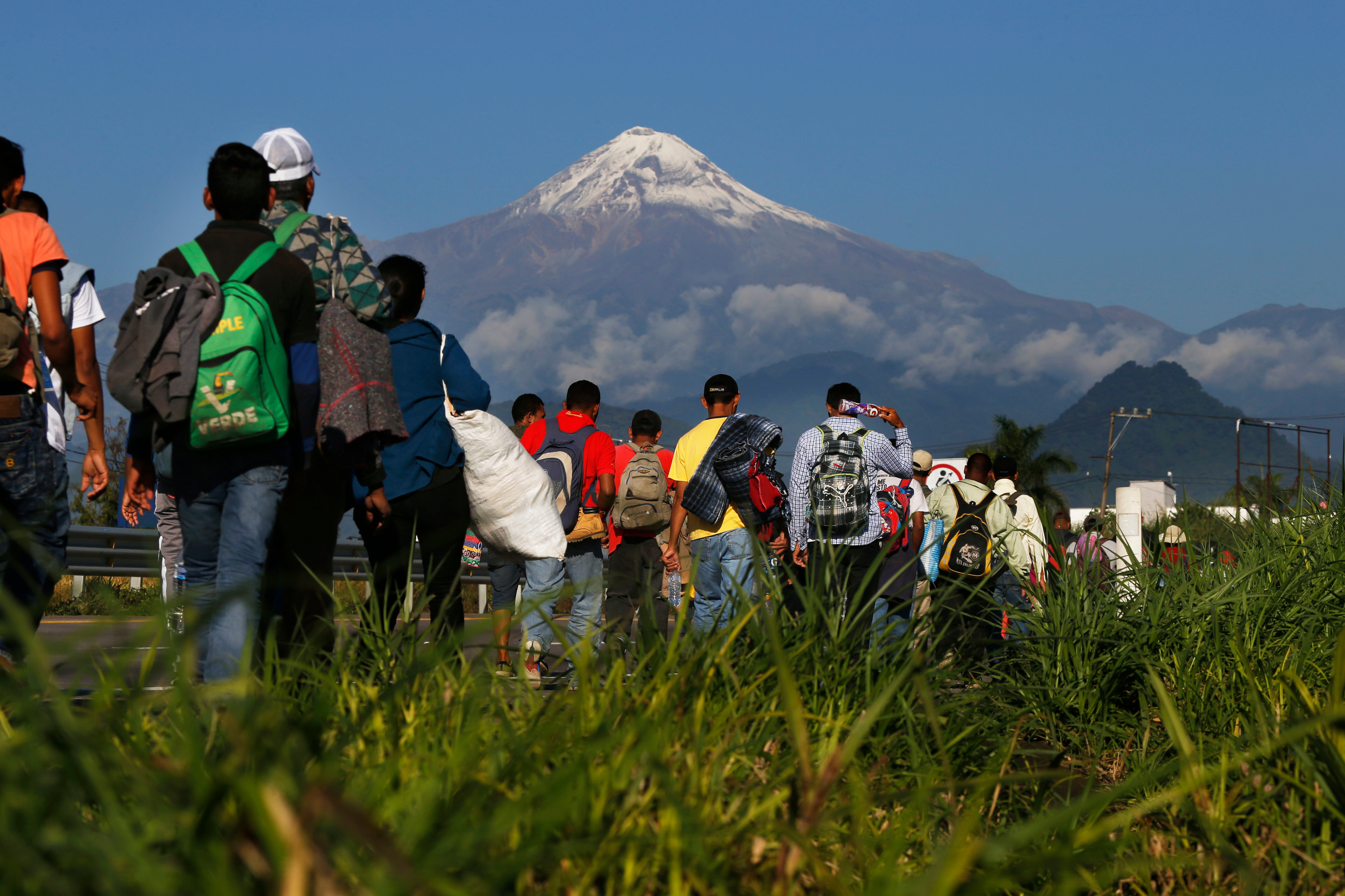 Central America Migrant Caravan, Cordoba, Mexico - 05 Nov 2018