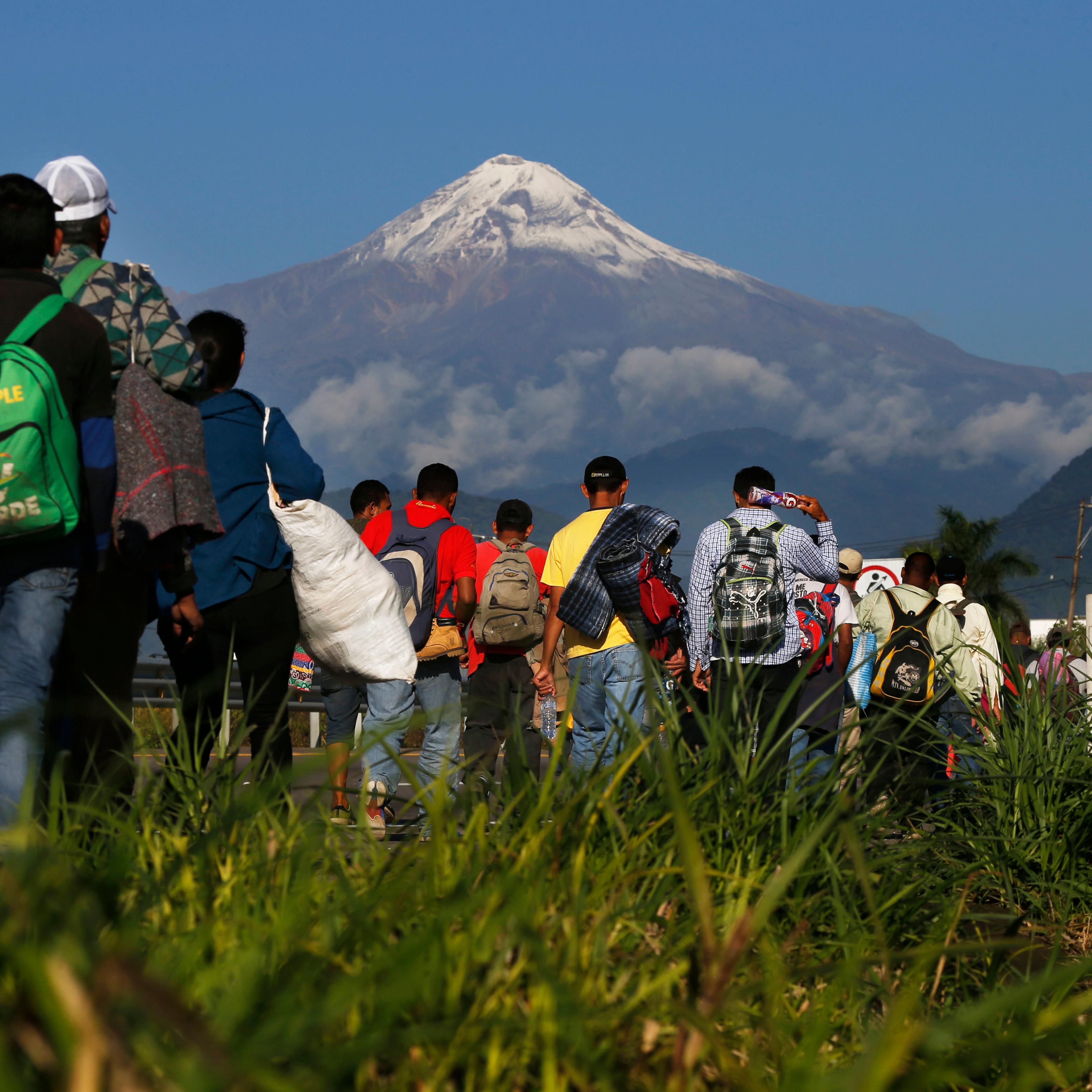 Central America Migrant Caravan, Cordoba, Mexico - 05 Nov 2018