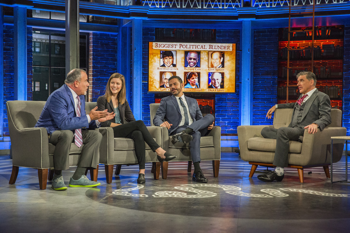 A scene from the first episode of 'Join or Die With Craig Ferguson'