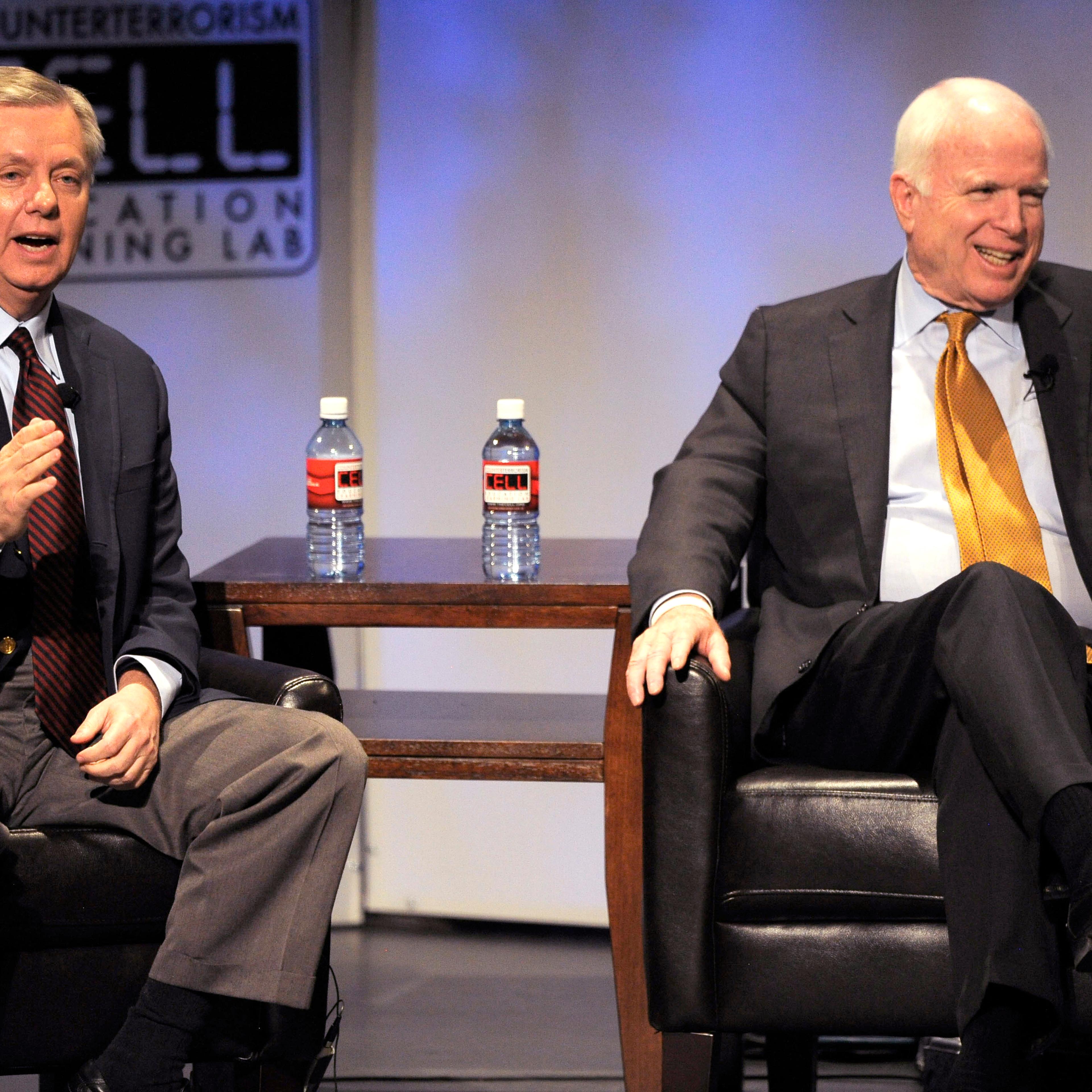 John McCain and Lindsey Graham
