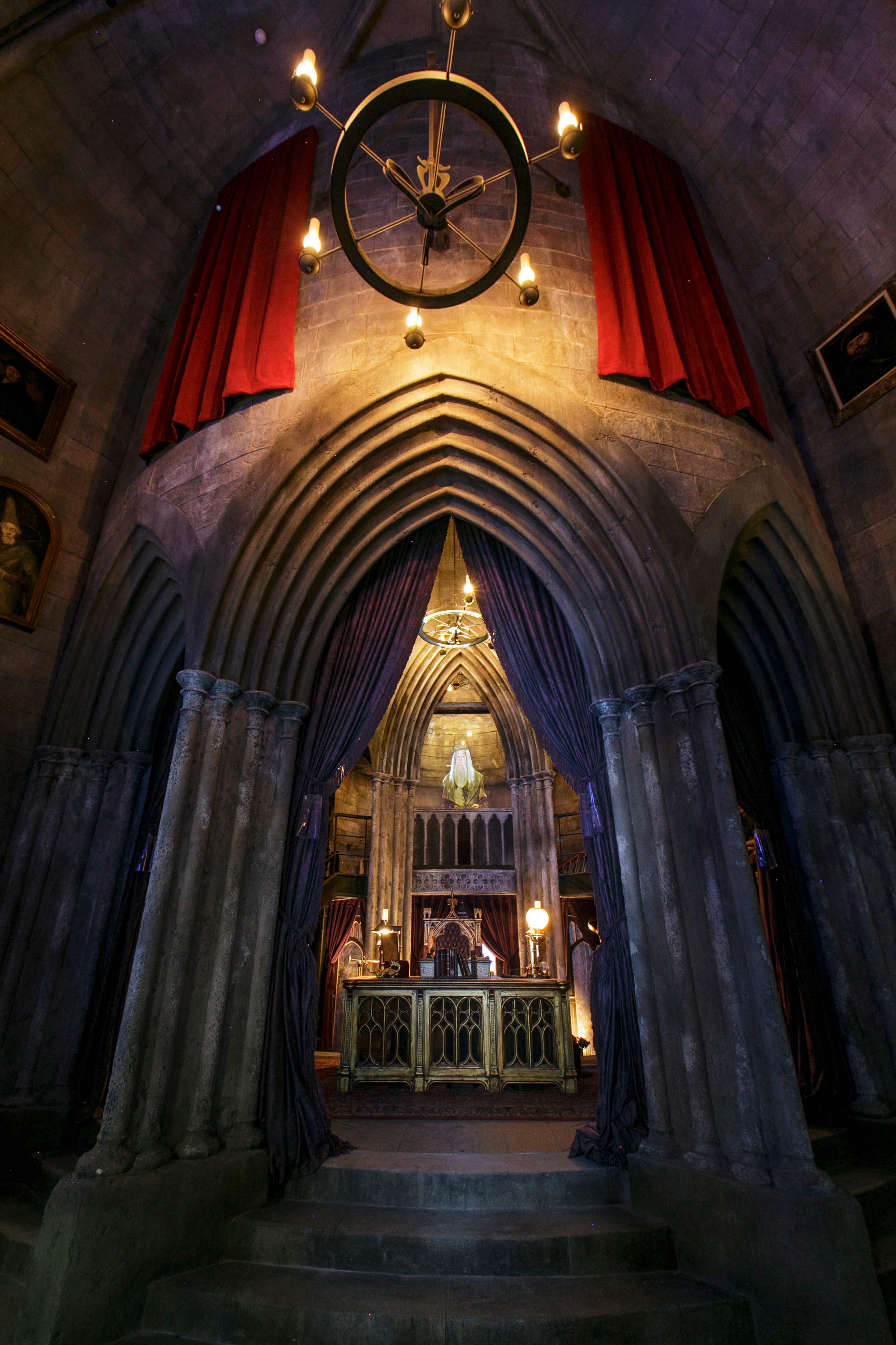 Dumbledore's office in Hogwarts Castle.
