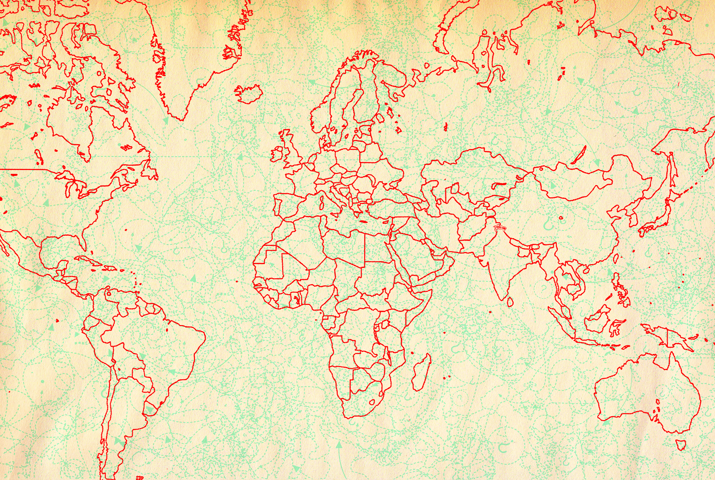 world map illustration