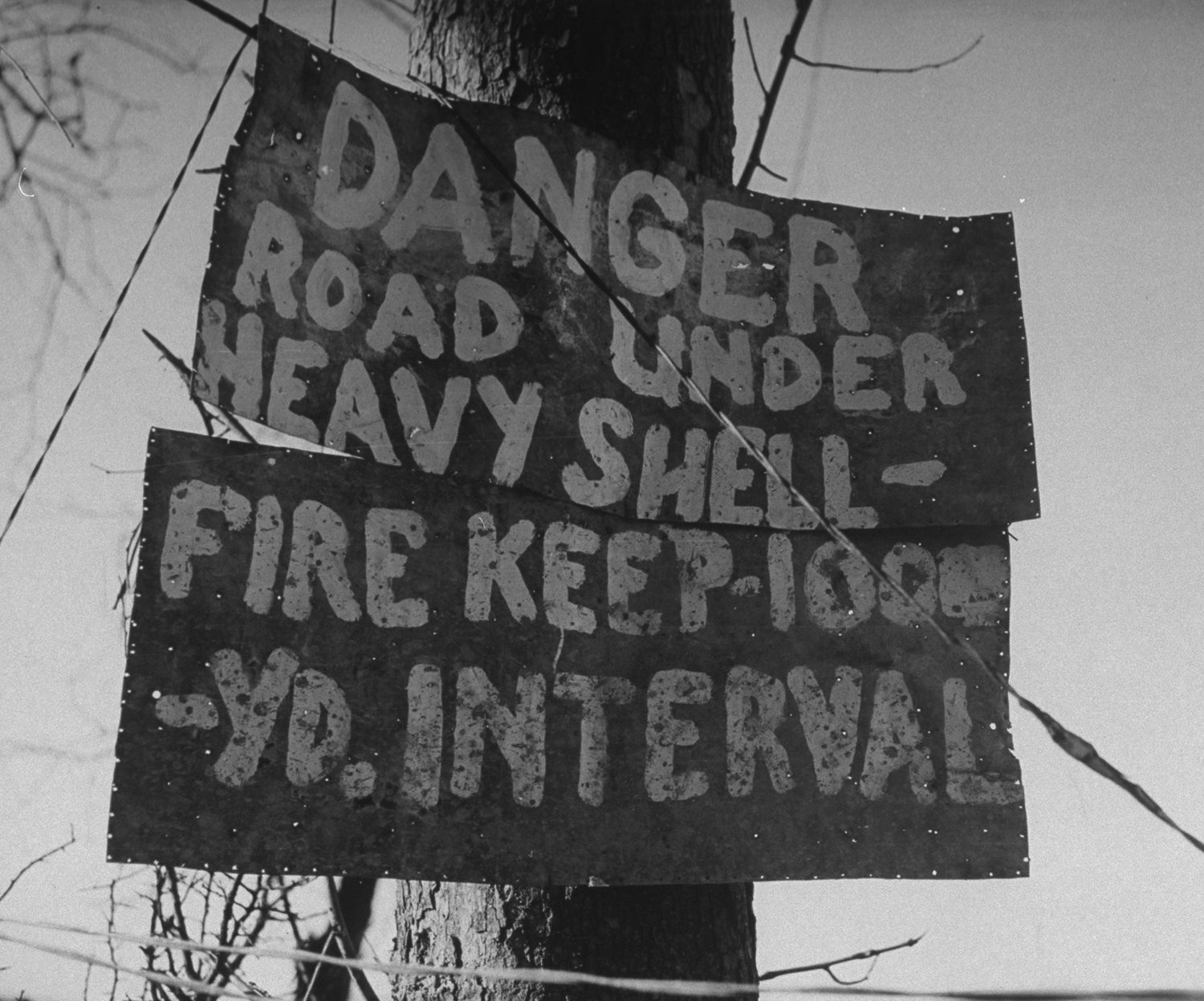 Photos of World War II Battlefield Signs