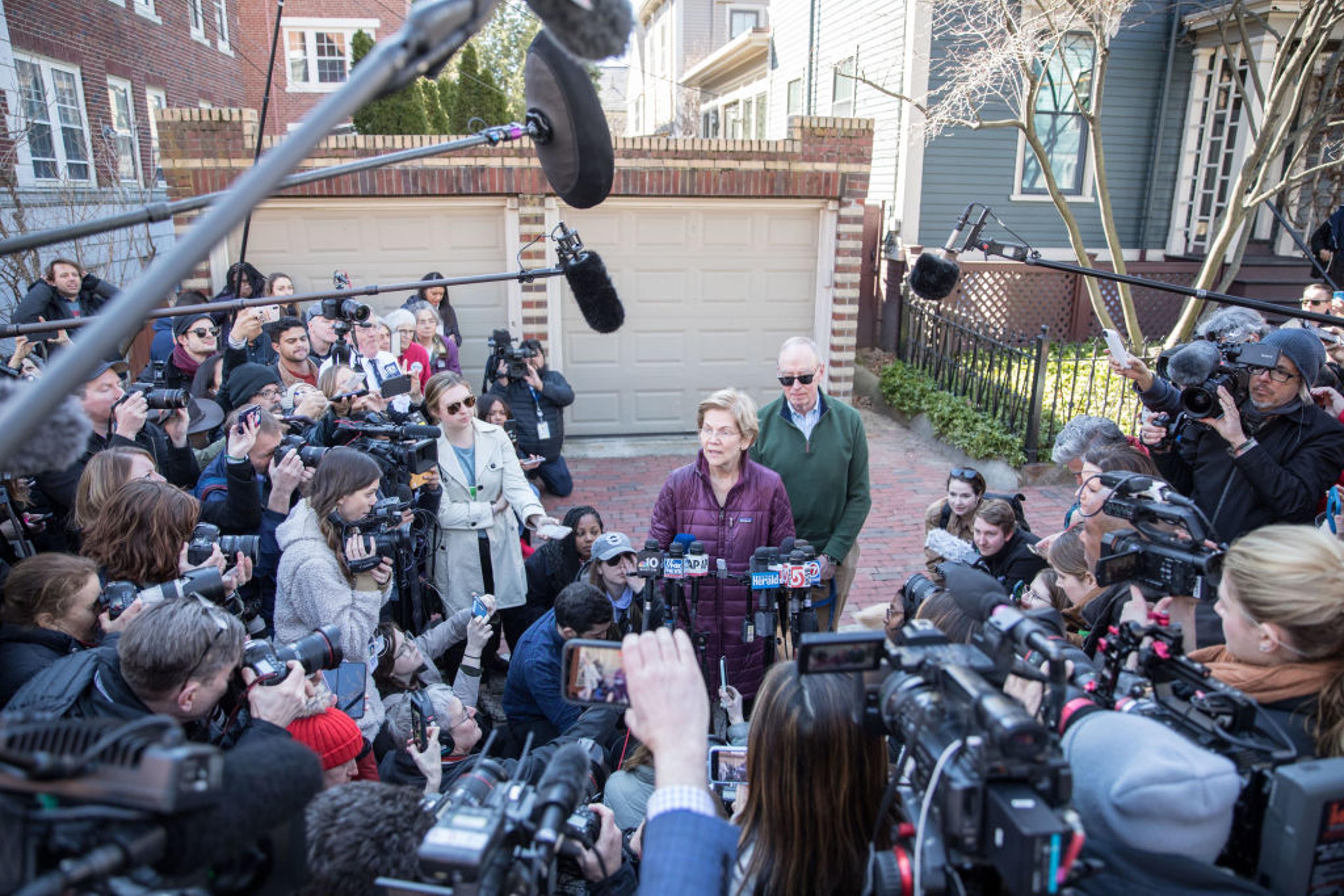Sen. Elizabeth Warren (D-MA) Announces She's Dropping Out Of Presidential Campaign