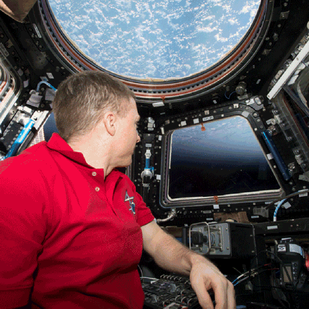 Space Station Cupola Astronaut Terry Virts