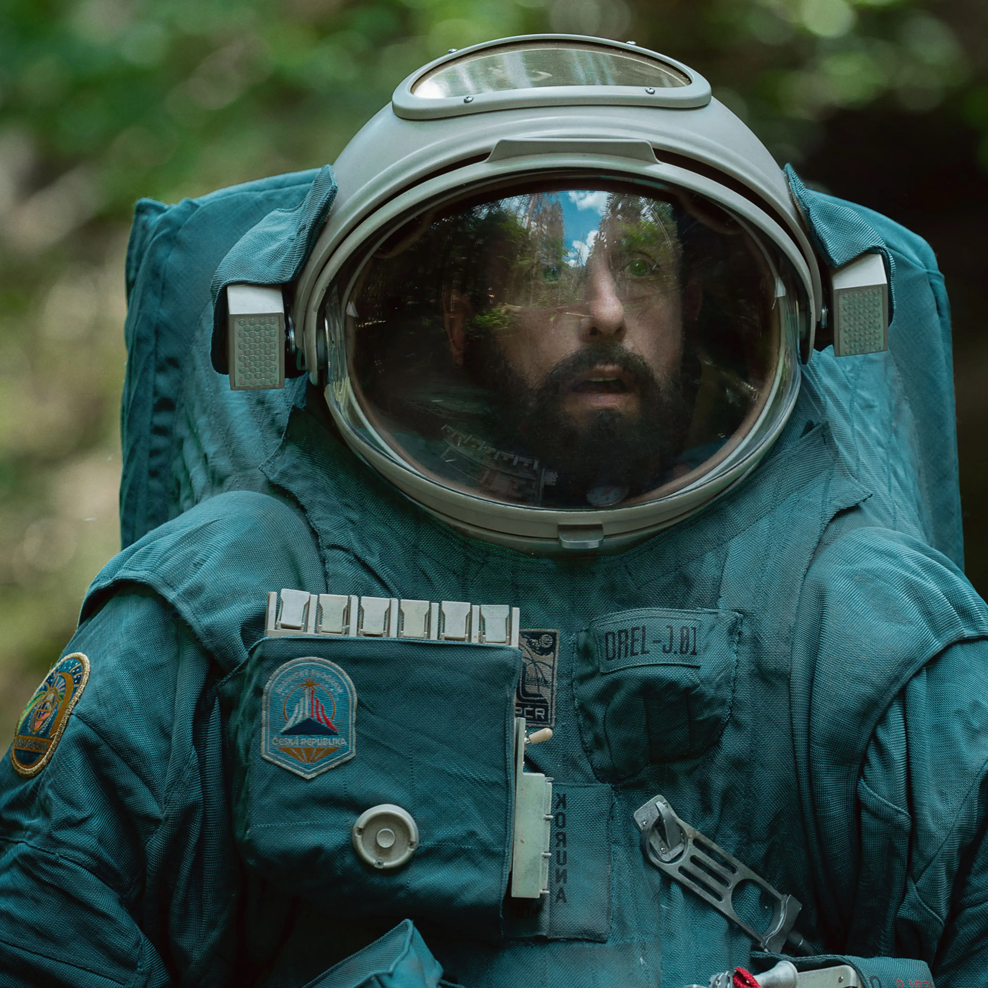 Adam Sandler as Jakub in Spaceman.