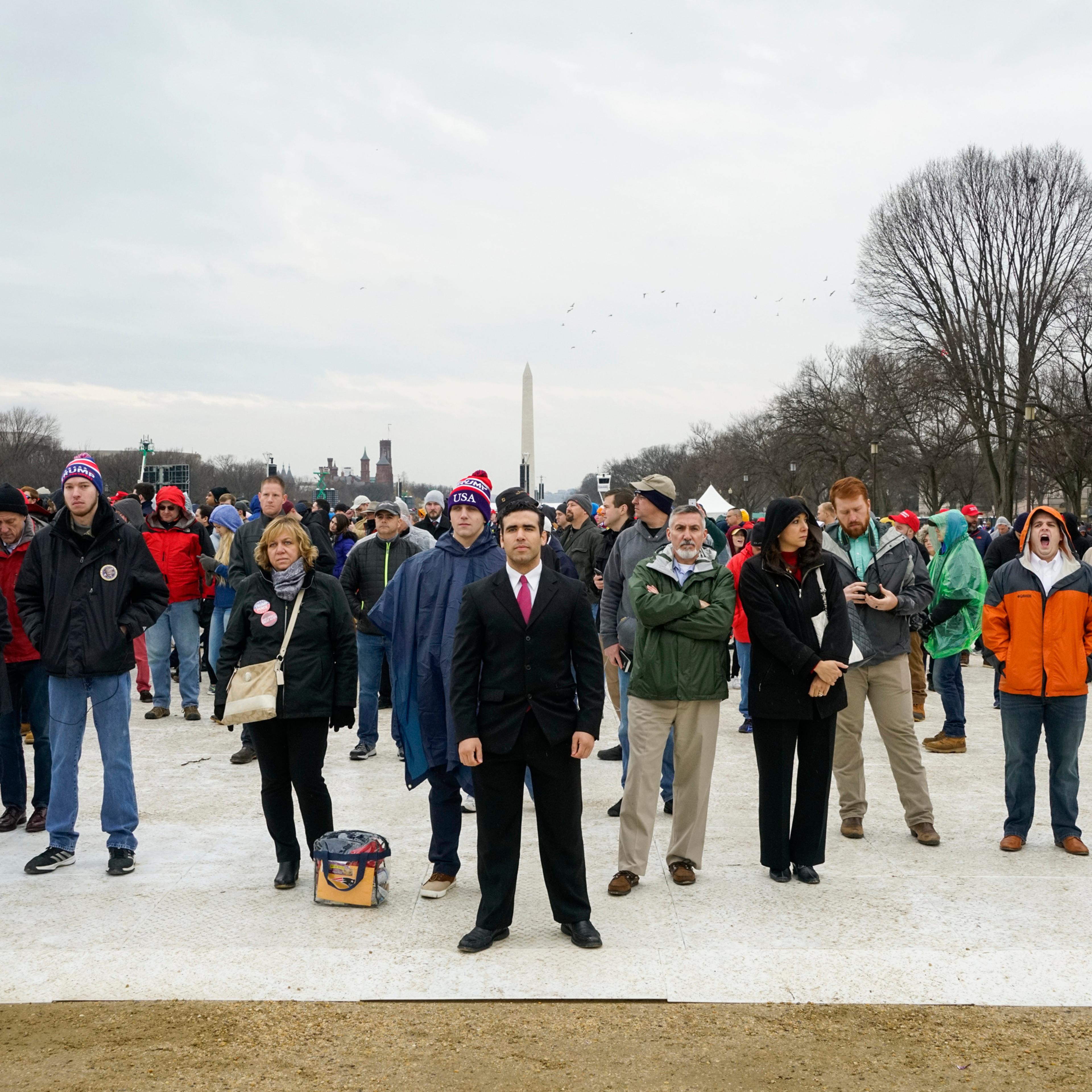 2017. Washington DC. USA. The inauguration of Donald Trump as the 45th President of the United States of America.