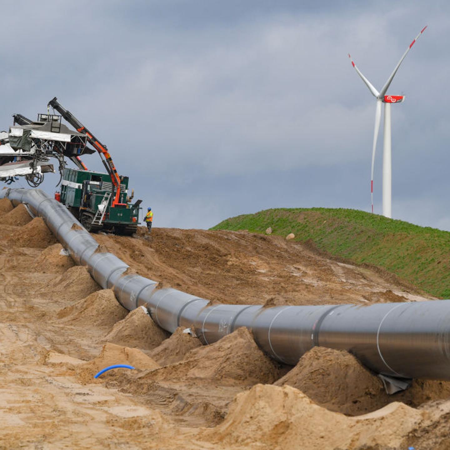 Construction of the gas pipeline EUGAL