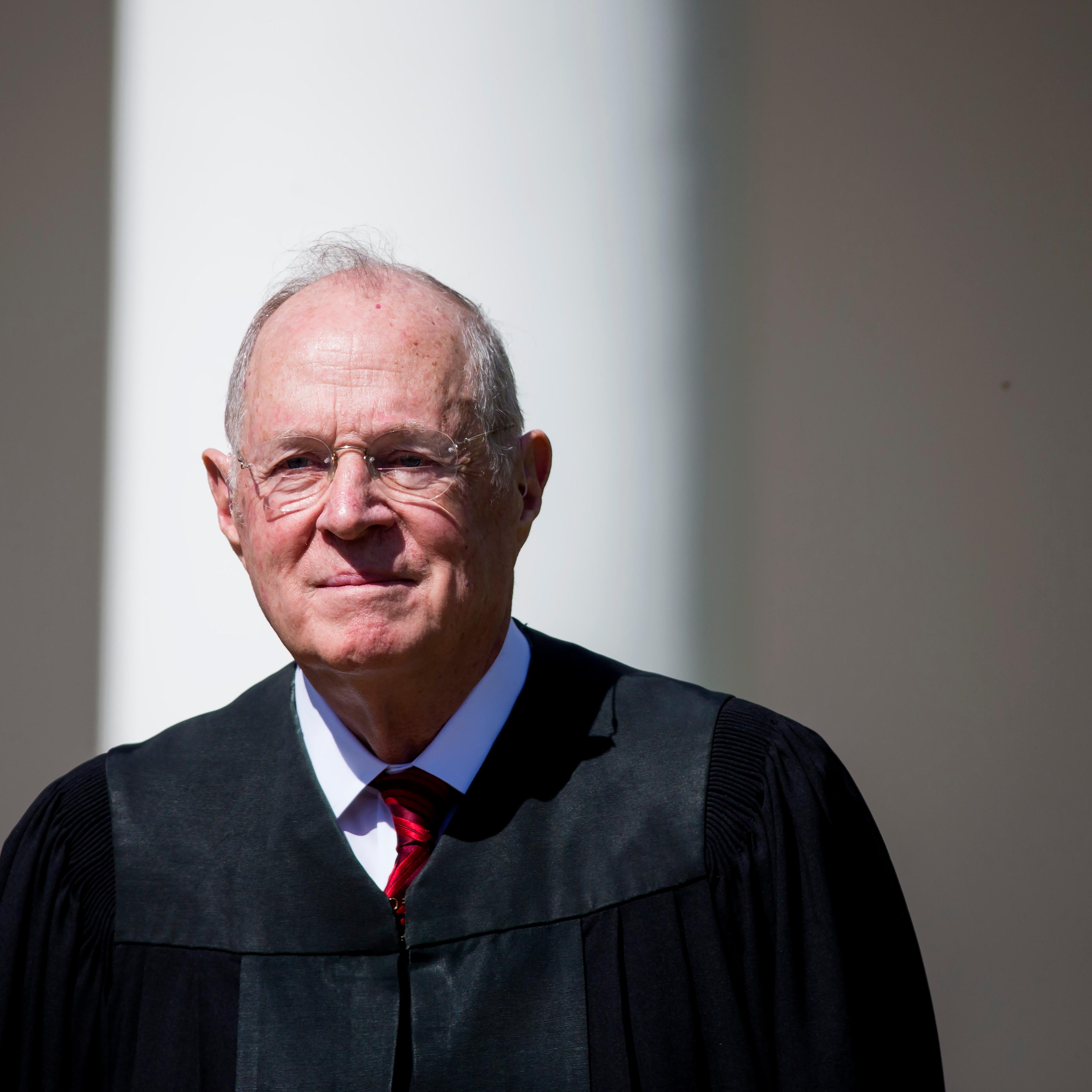 Justice Anthony Kennedy at Neil Gorsuch's swearing in ceremony