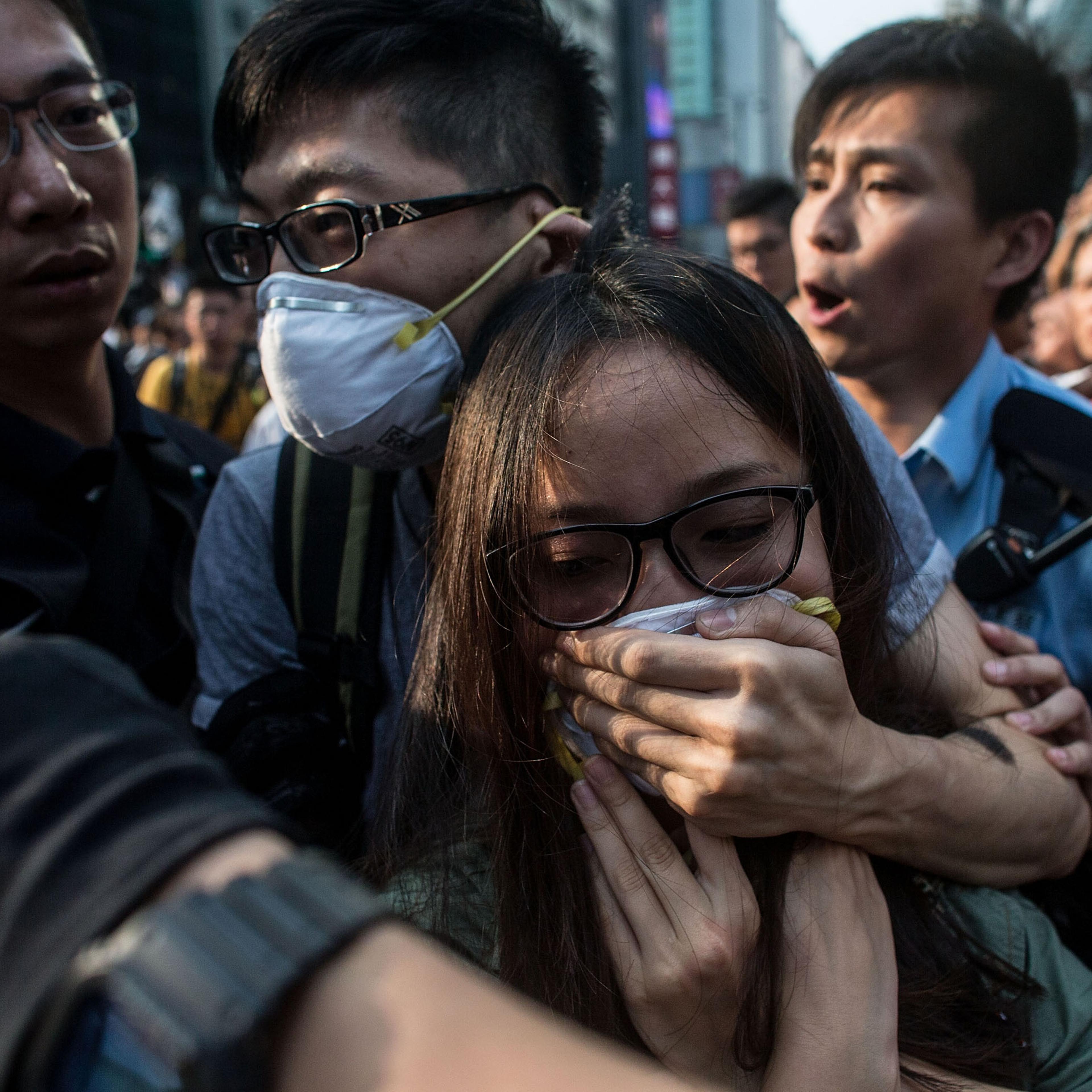 Sit In Protest Continues In Hong Kong Despite Chief Executive's Calls To Withdraw