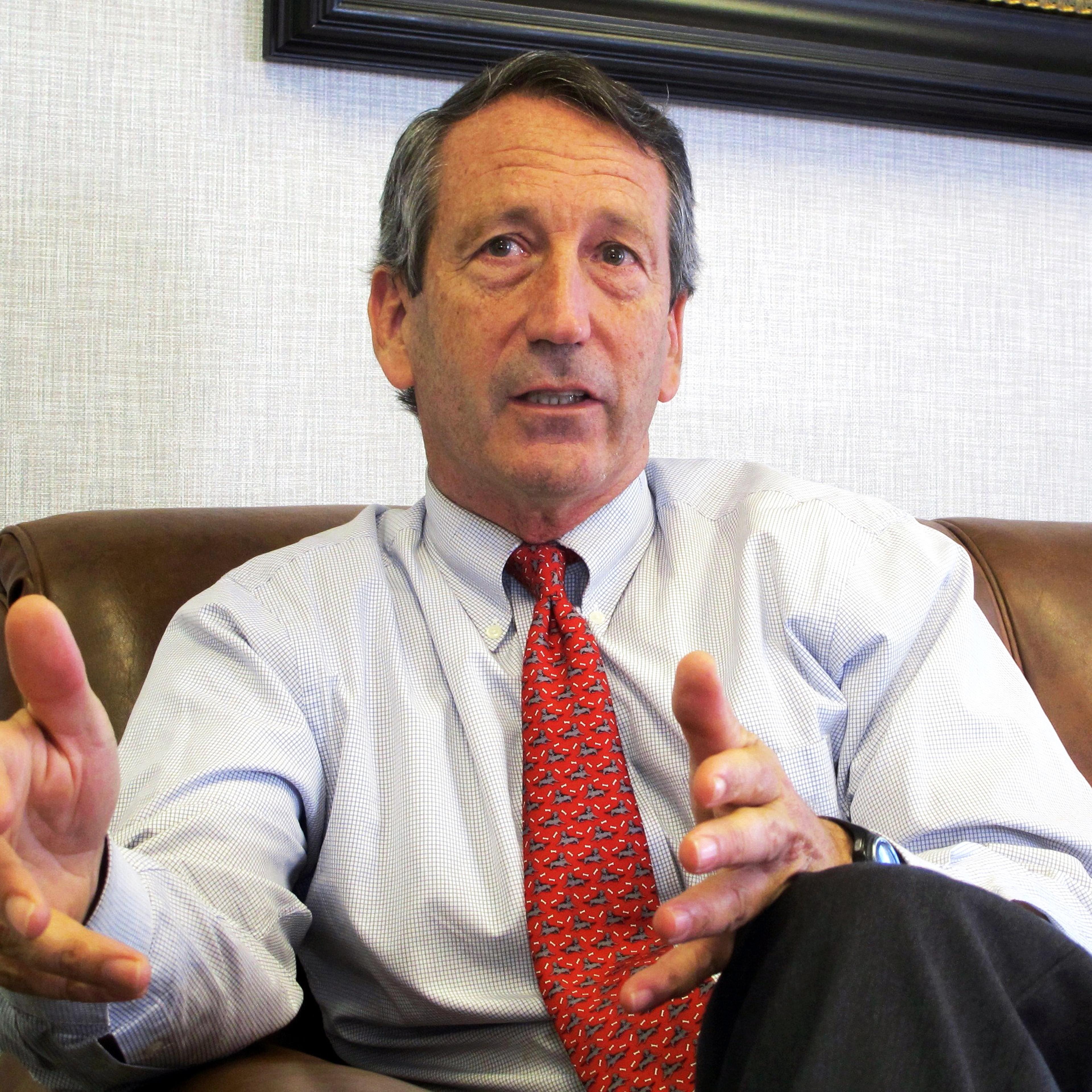 U.S. Rep. Mark Sanford, R-S.C., discusses his first months back in Congress during an Associated Press interview in his district office in Mount Pleasant, S.C. on Dec. 18, 2013.