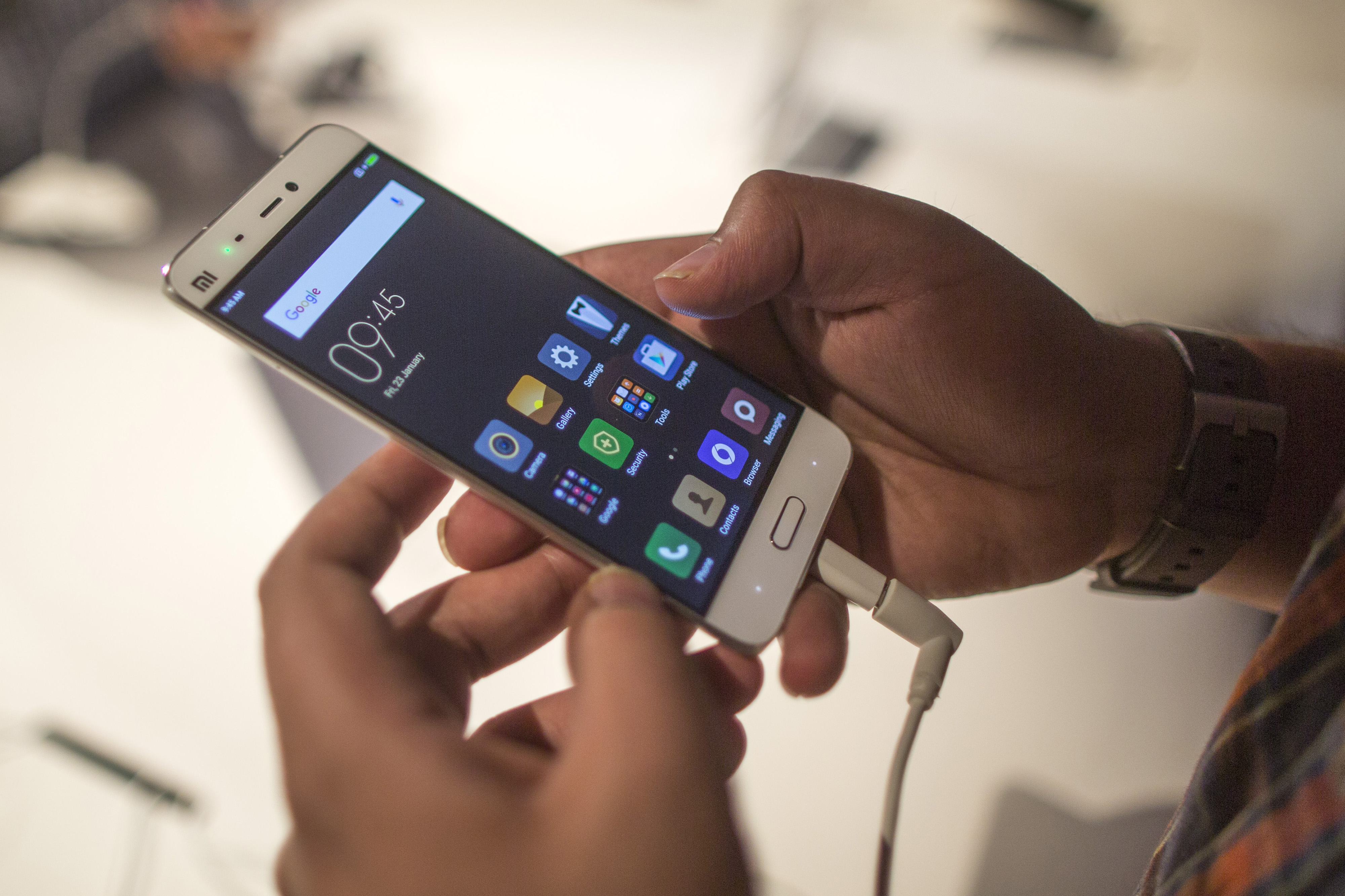 Xiaomi Corp. Vice President Of Global Operations Hugo Barra Launches The Mi 5 Smartphone In India