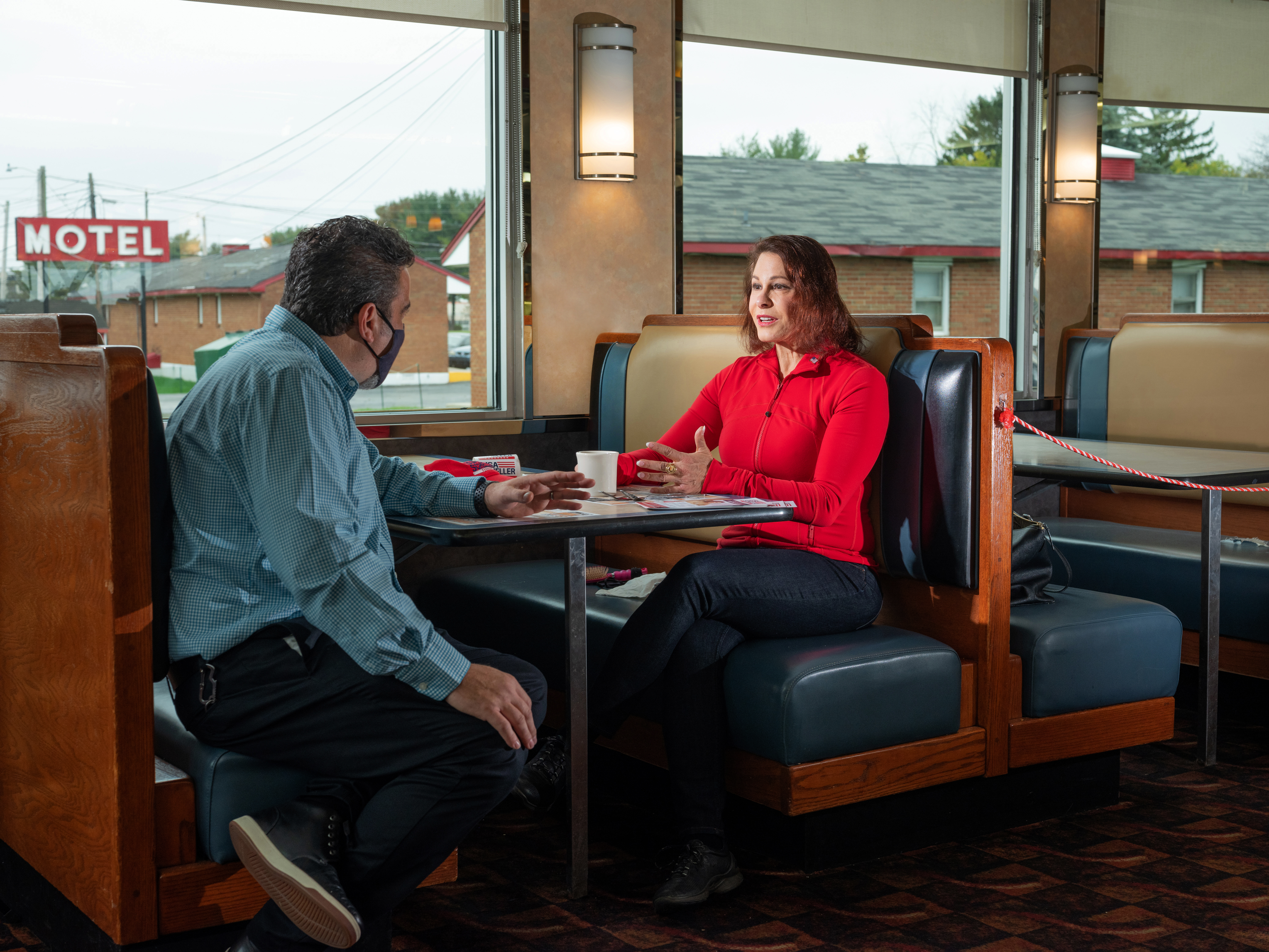 October 24, 2020 - Allentown, PA: Lisa Scheller (Republican Party) is running for election to the U.S. House to represent Pennsylvania's 7th Congressional District. On Saturday October 24th, she canvased through the morning and afternoon, following by a 