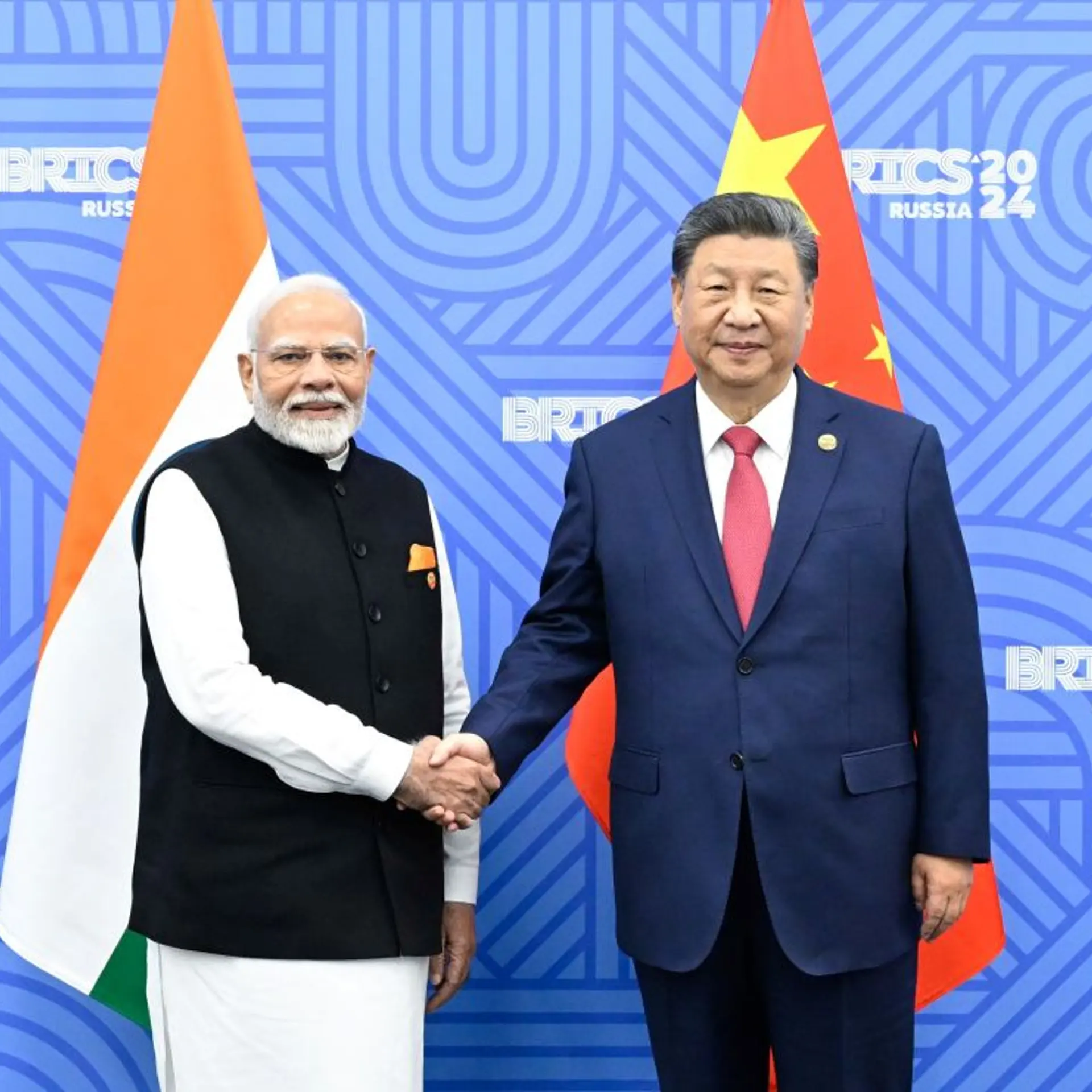 RUSSIA-KAZAN-CHINA-XI JINPING-INDIA-MODI-MEETING
