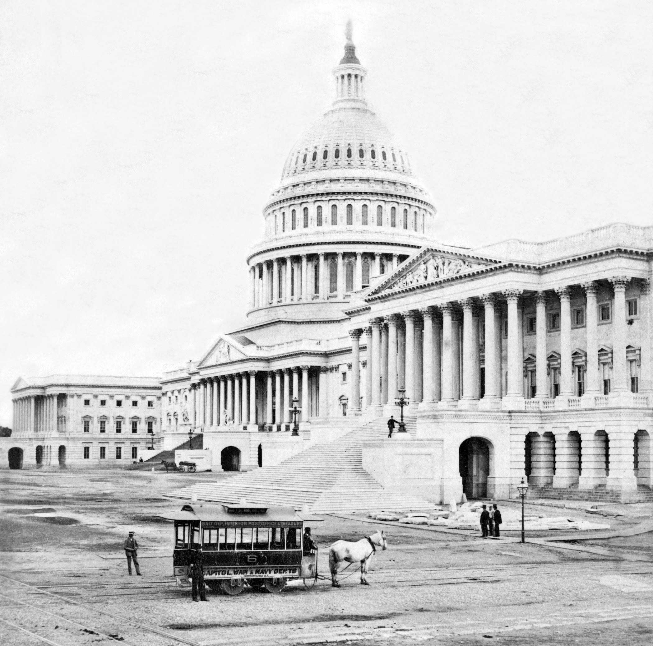 See Historical Photos of the US Capitol Rotunda's Evolution