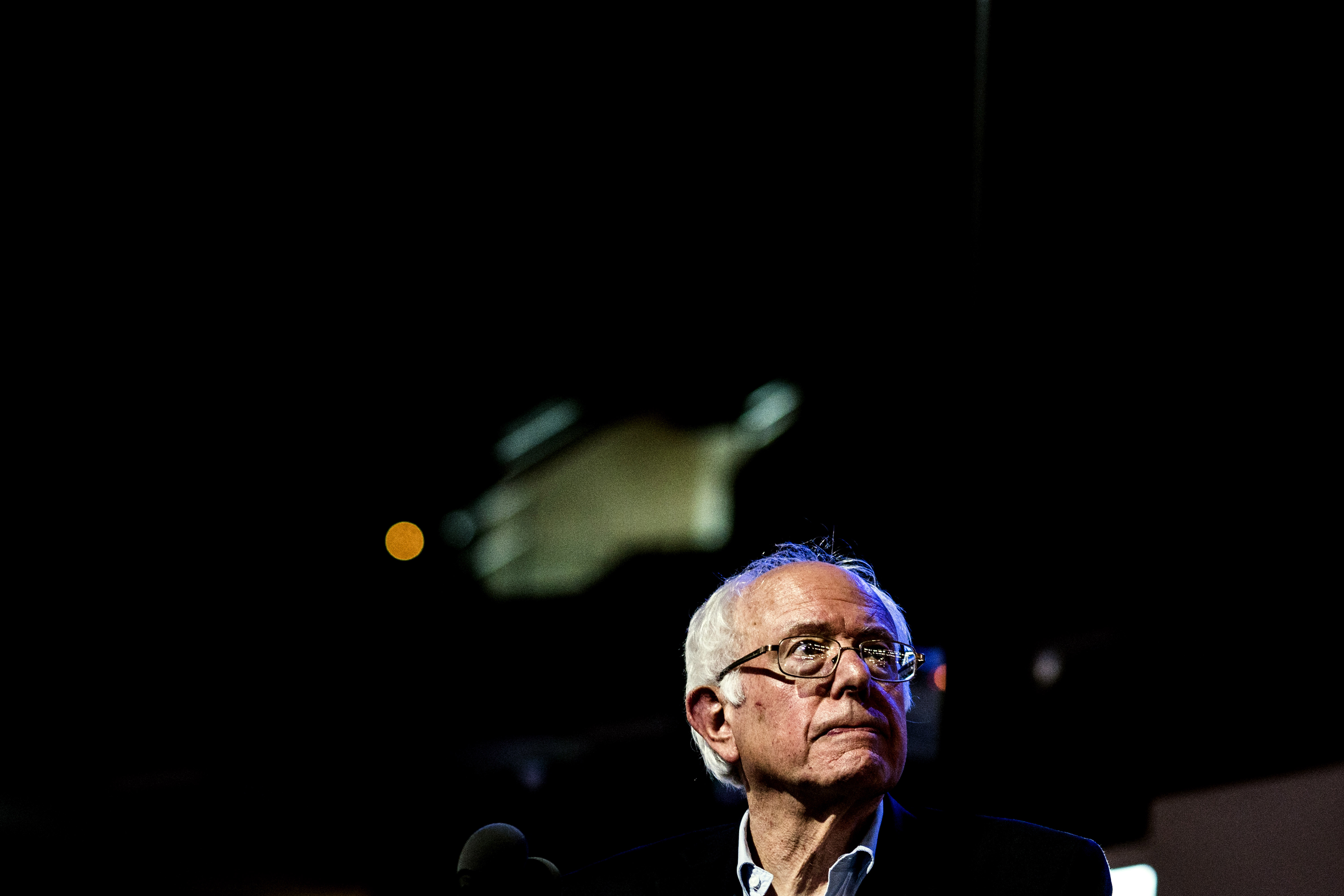 Vermont Sen. Bernie Sanders speaks at the Democratic National Convention on July 25, 2016, in Philadelphia.