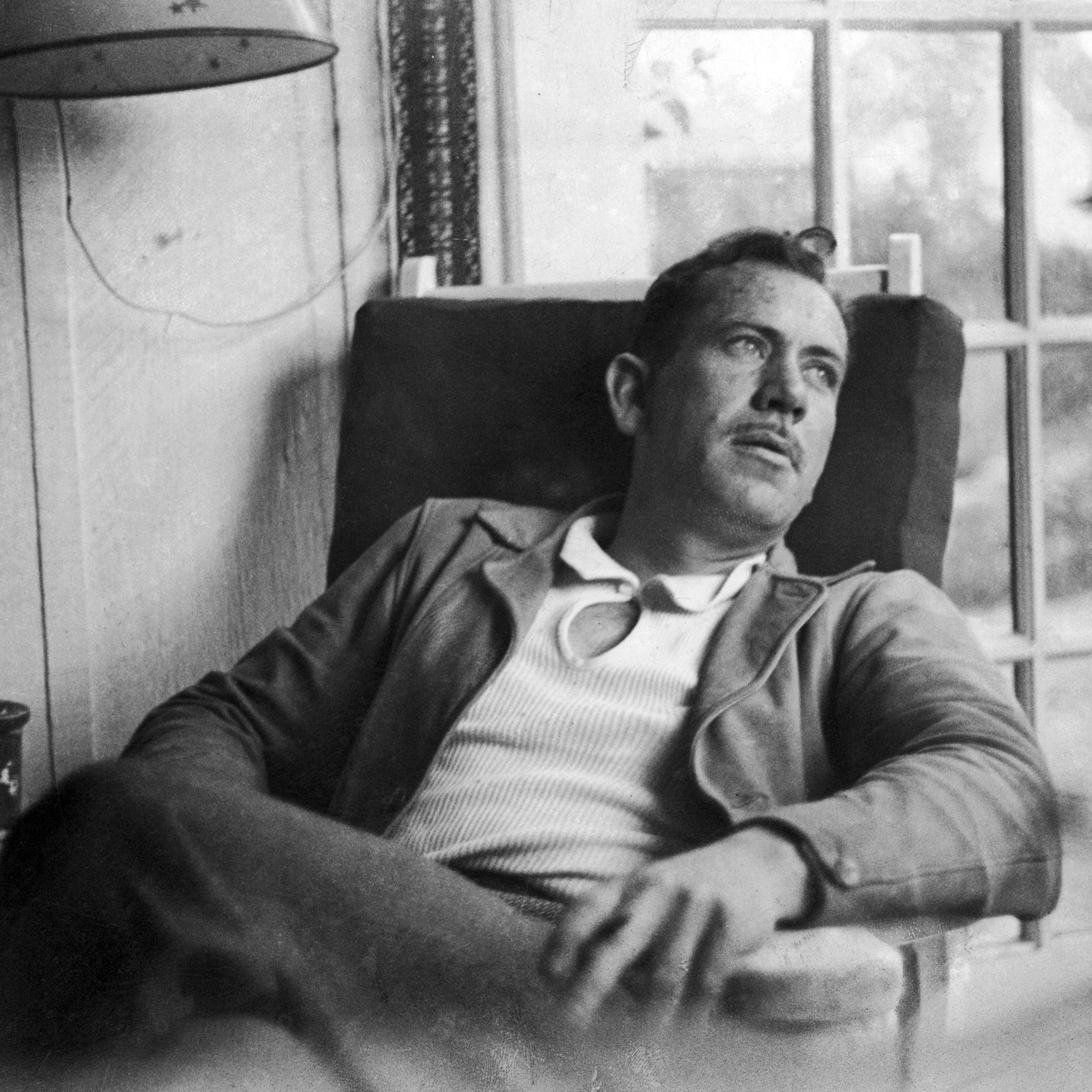 The 1962 Nobel laureate John Steinbeck in New York City in 1937.