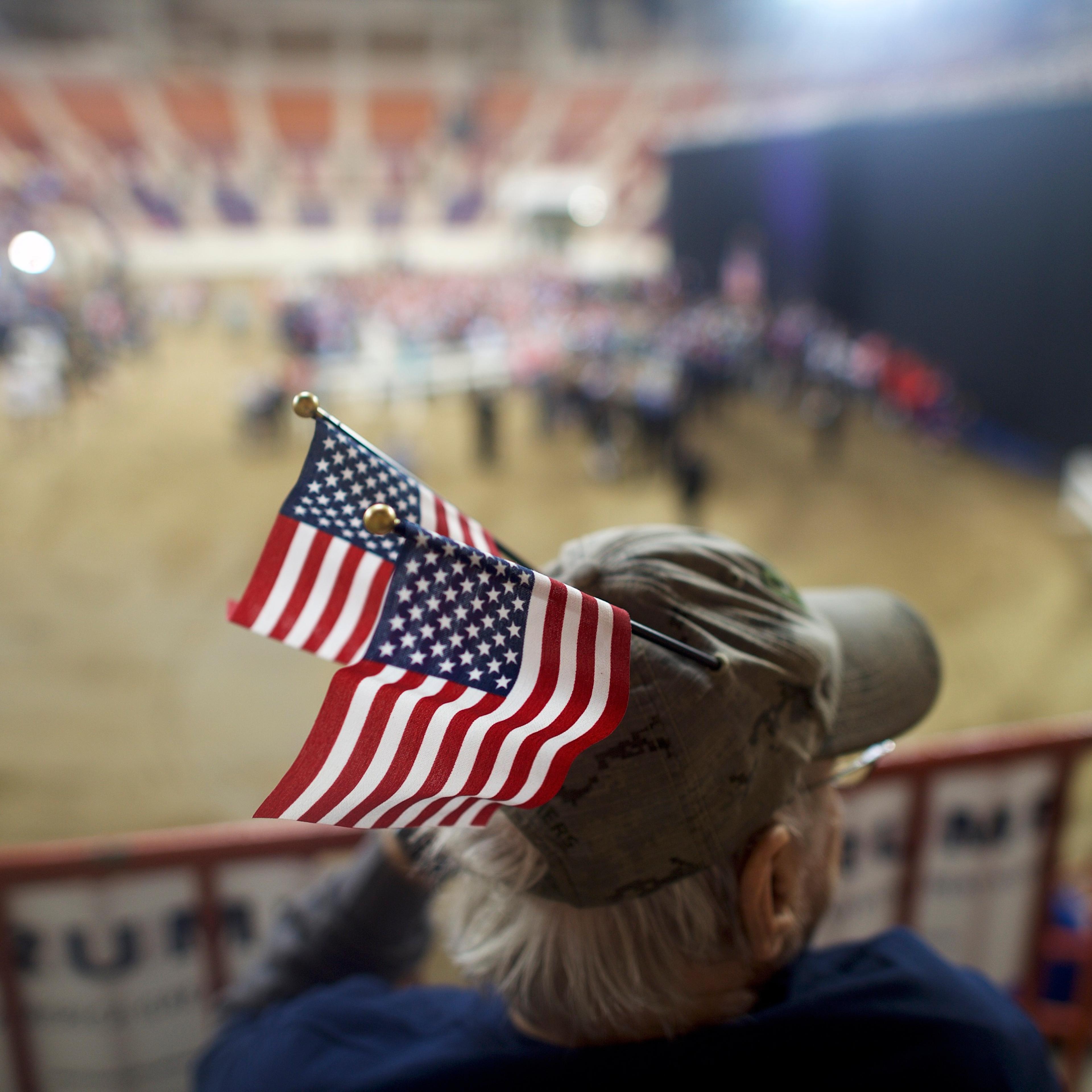 Donald Trump Campaigns In Harrisburg, Pennsylvania