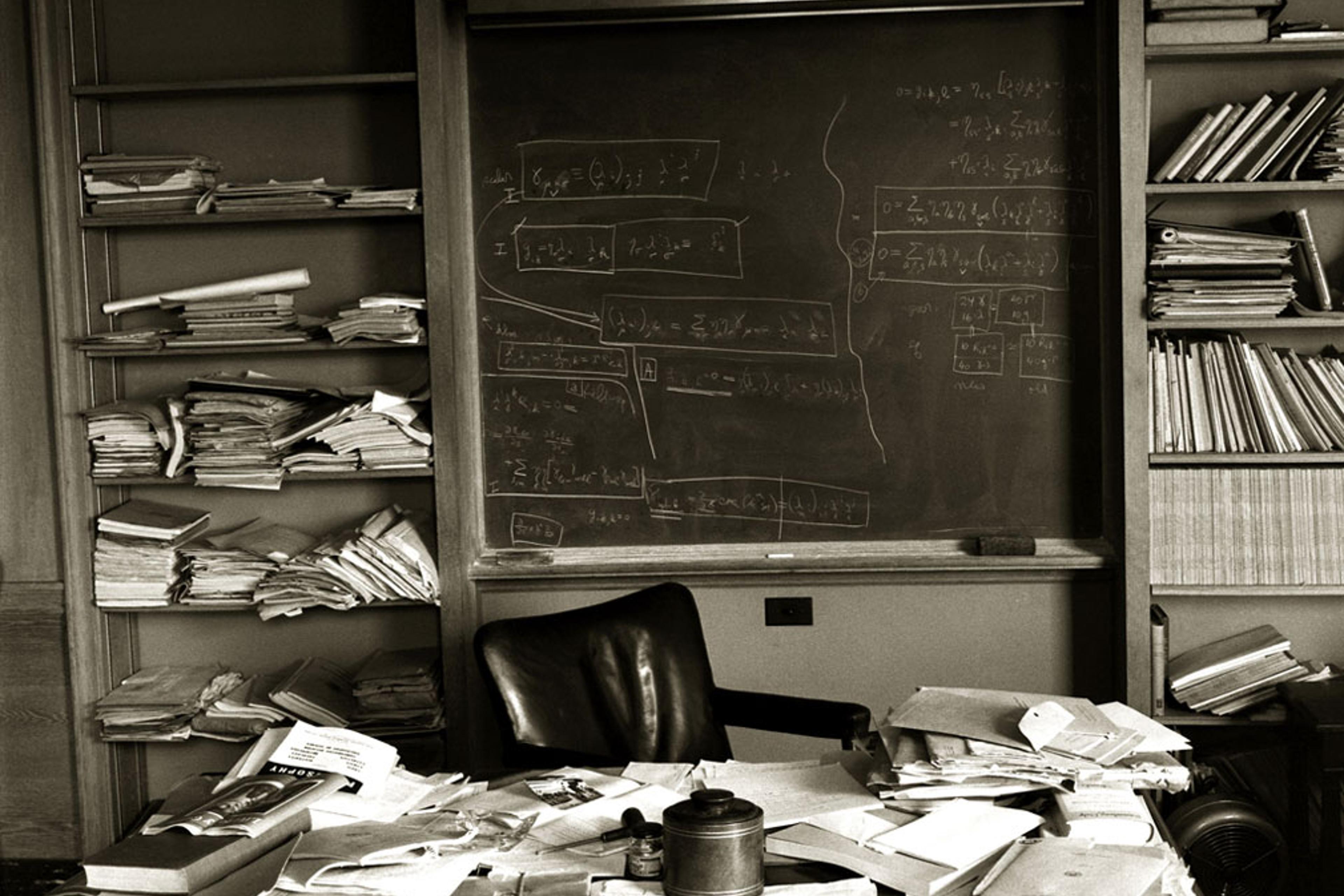 Albert Einstein: Revisiting an Iconic Photo of His Princeton Office