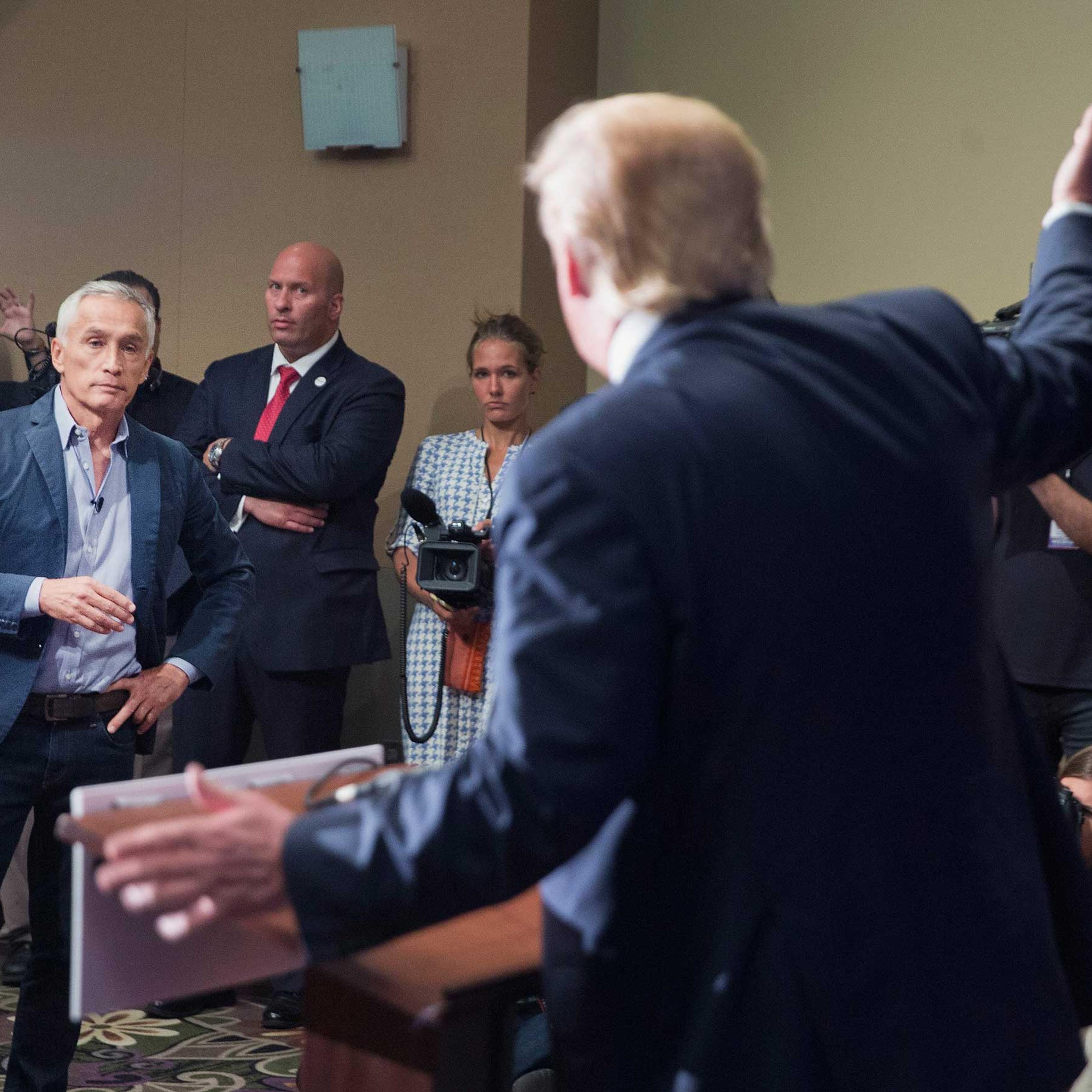Donald Trump media Jorge Ramos