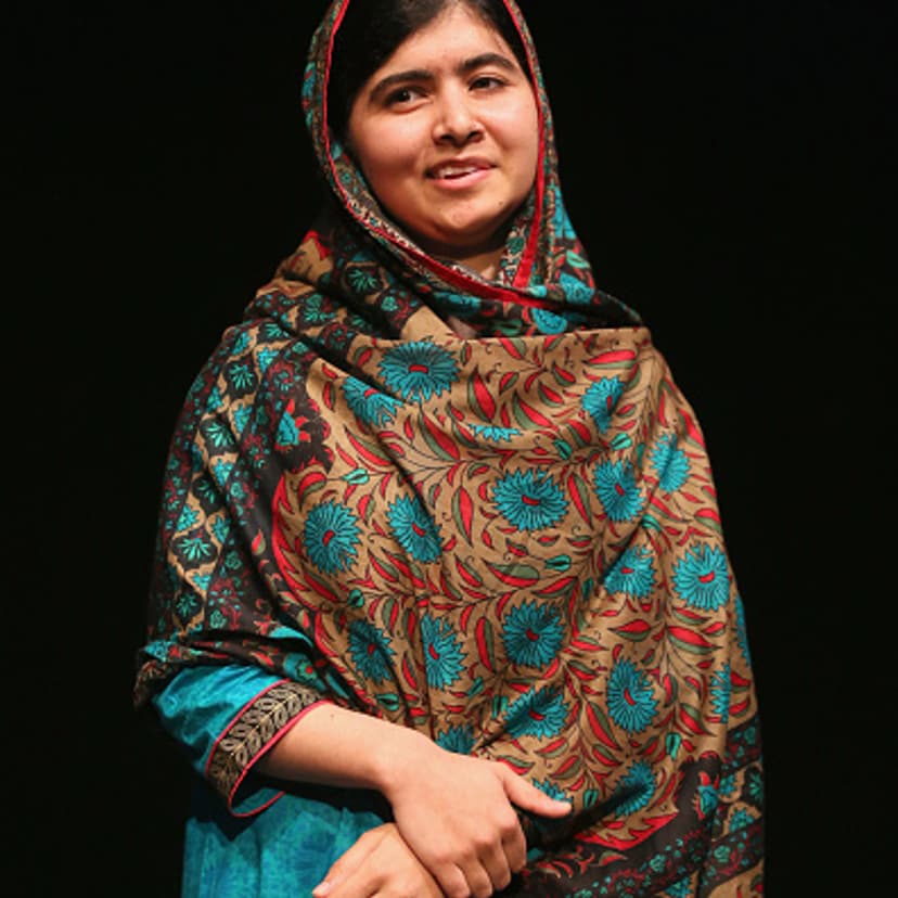 Malala Yousafzai during a press conference in Birmingham, England on Oct. 10, 2014.