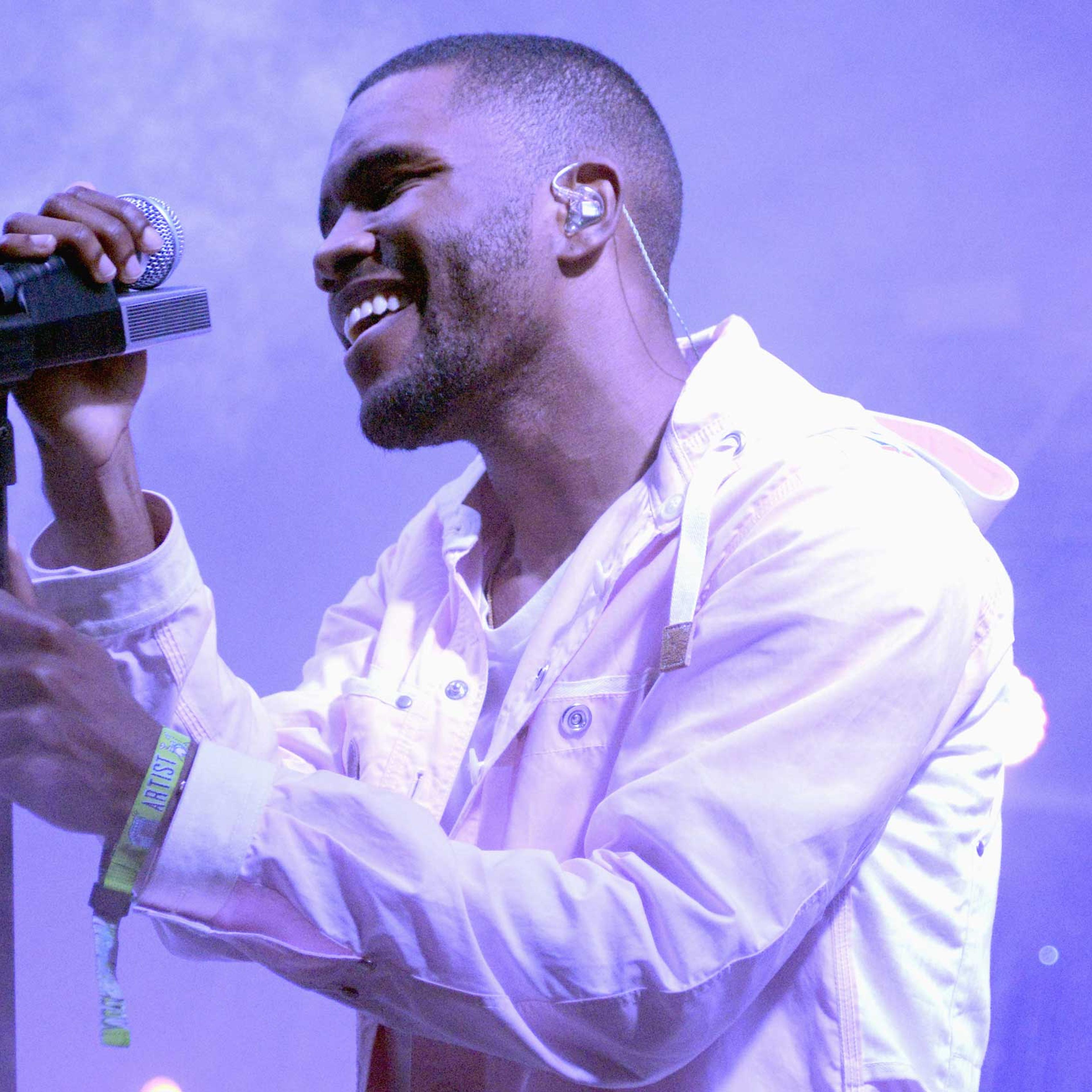 Frank Ocean performs during the 2014 Bonnaroo Music & Arts Festival on June 14, 2014 in Manchester, Tenn.