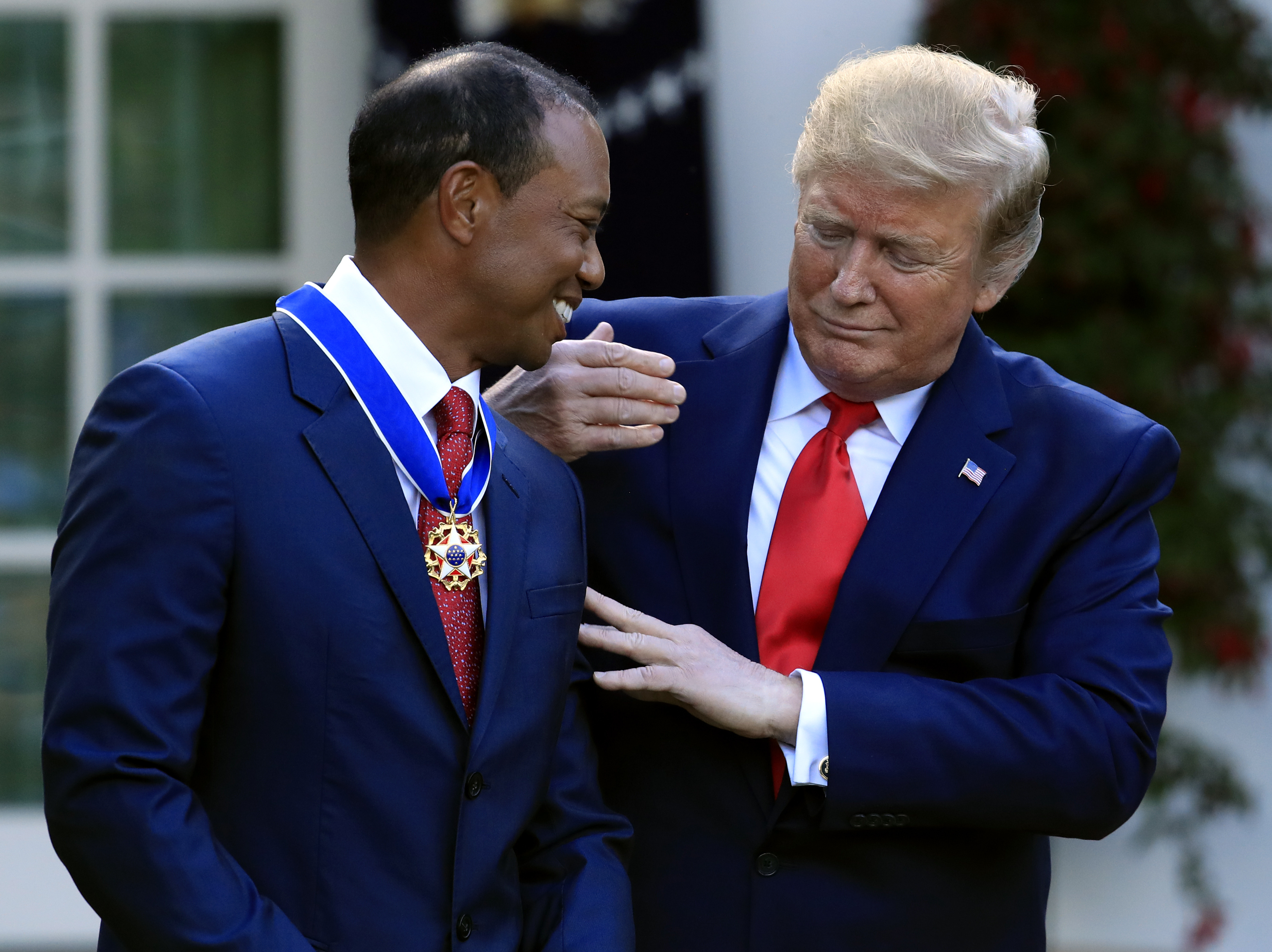 Donald Trump, Tiger Woods
