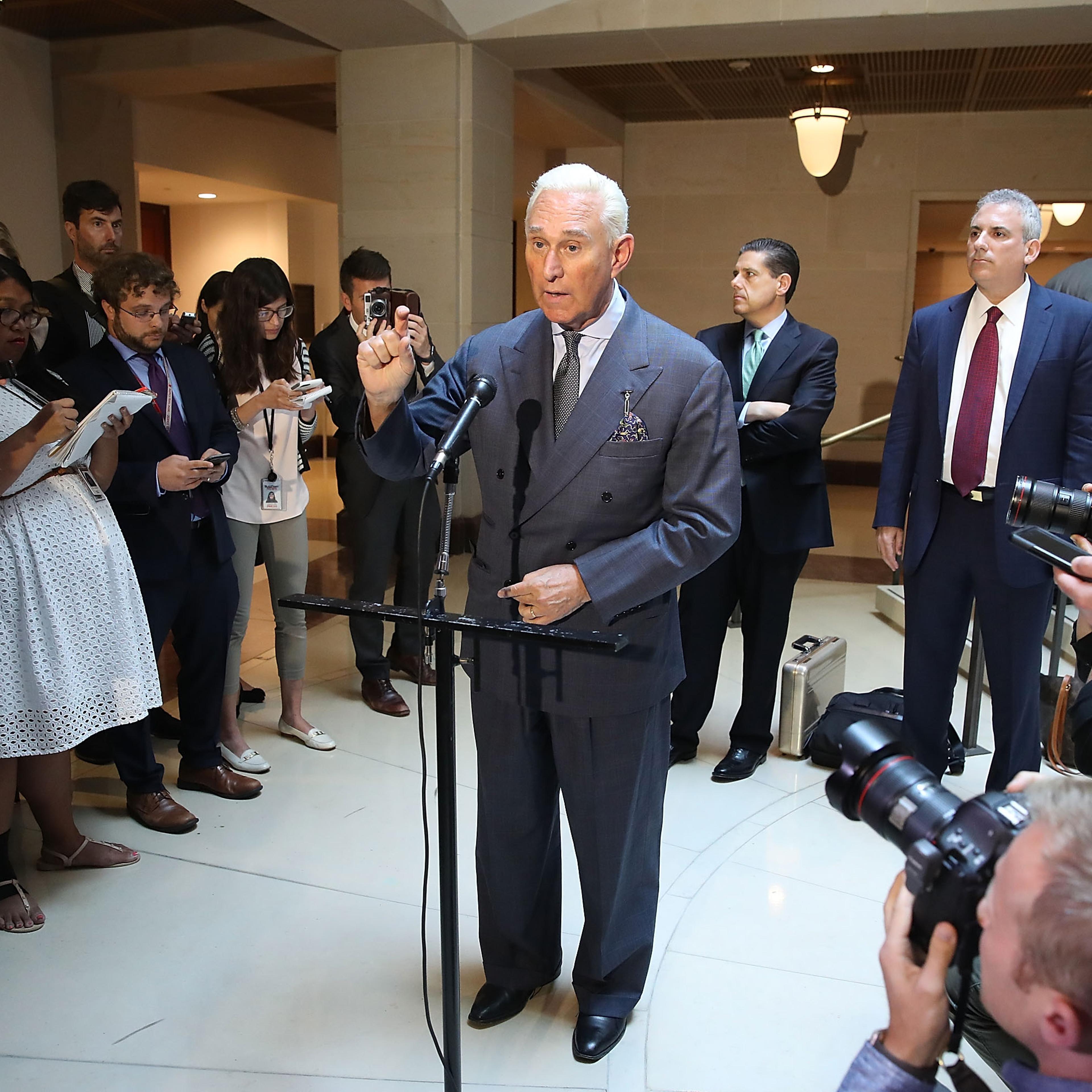 Trump Confidant Roger Stone Testifies Before House Intelligence Committee
