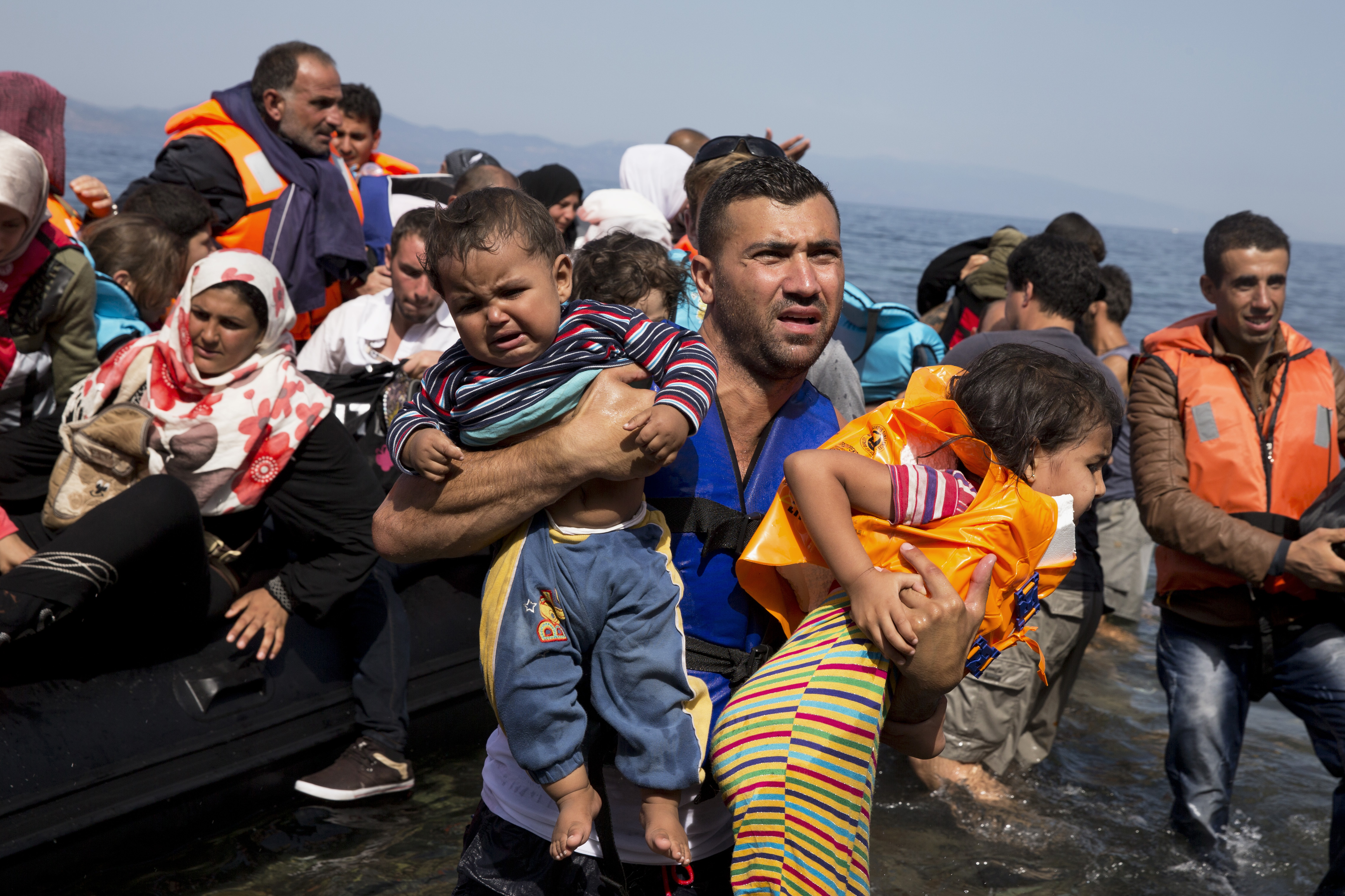 Greece Migrants syrian refugees