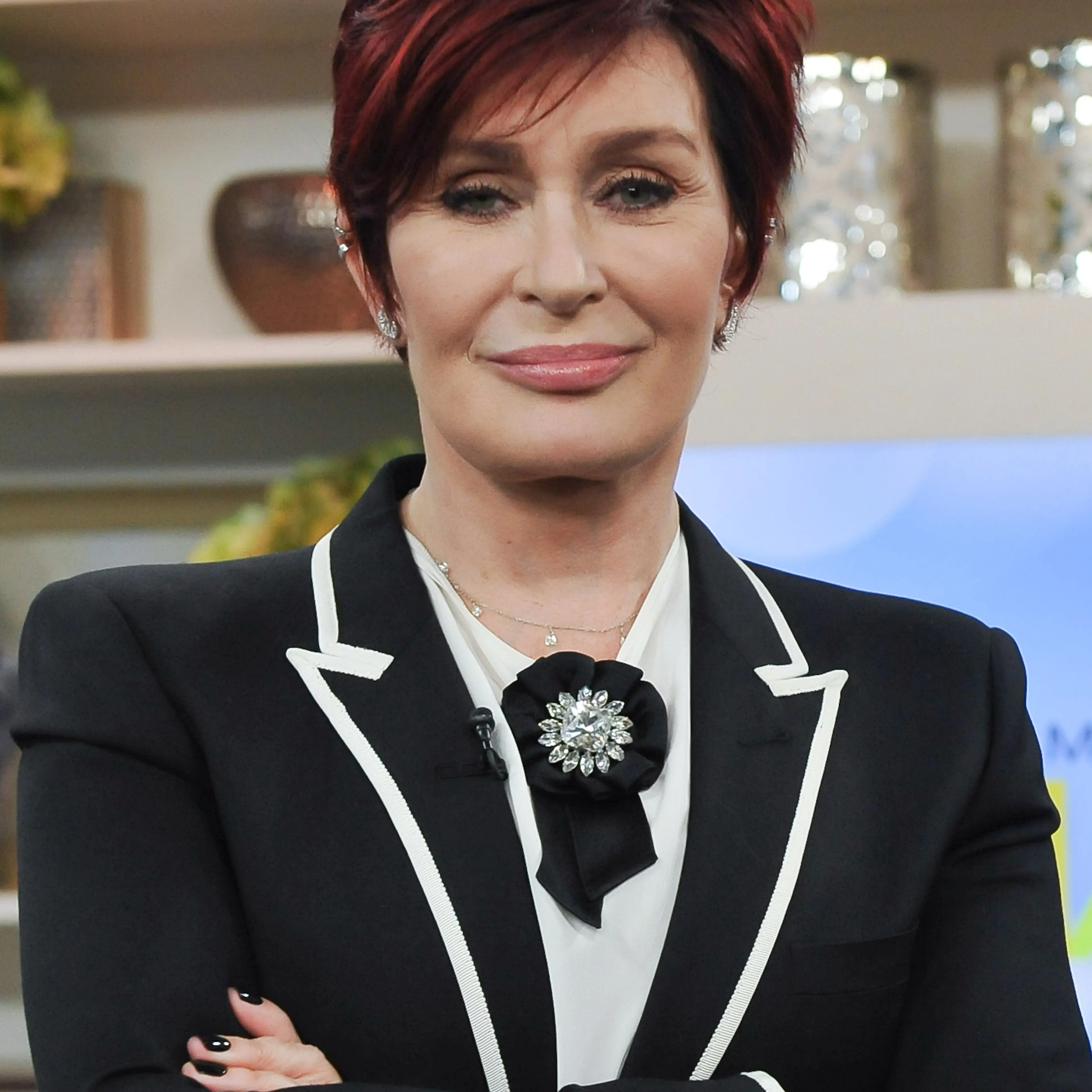 TV personality Sharon Osbourne appears on CTV's "The Marilyn Denis Show" at Bell Media Headquarters on May 15, 2015 in Toronto.