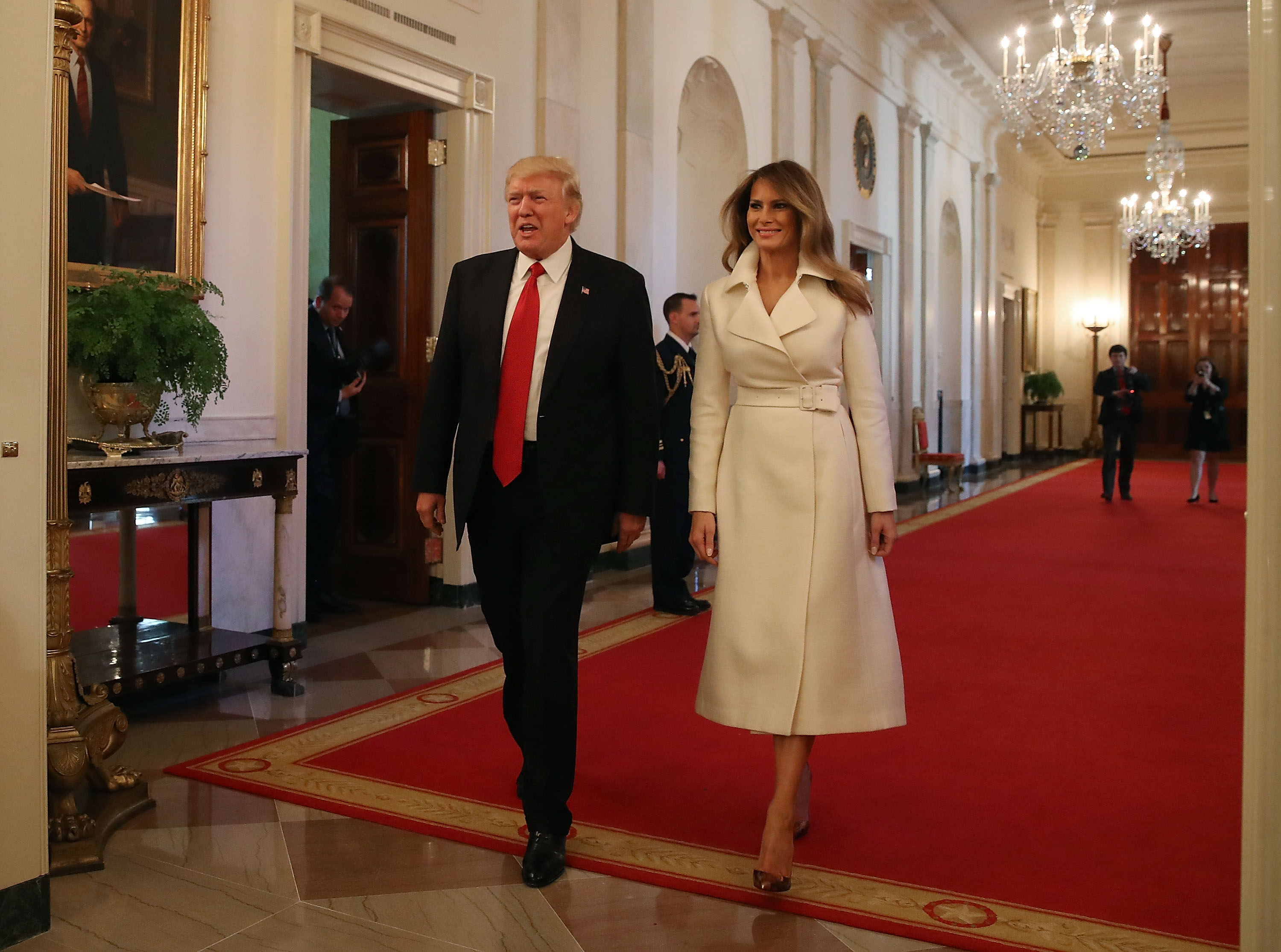 President Trump Attends Women's Empowerment Panel At The White House