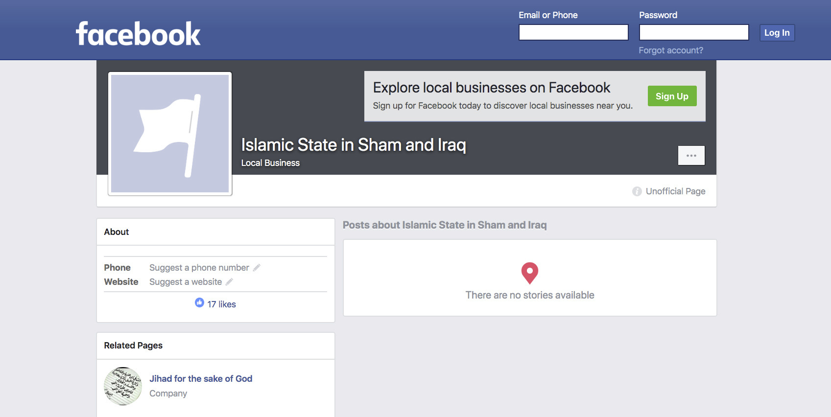 Facebook Generating Terror Content