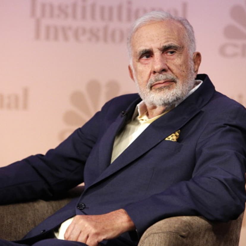 Carl Icahn, Chairman of Icahn Enterprises participates in an interview at the CNBC Institutional Investor Delivering Alpha Conference in New York City on July 16, 2014.