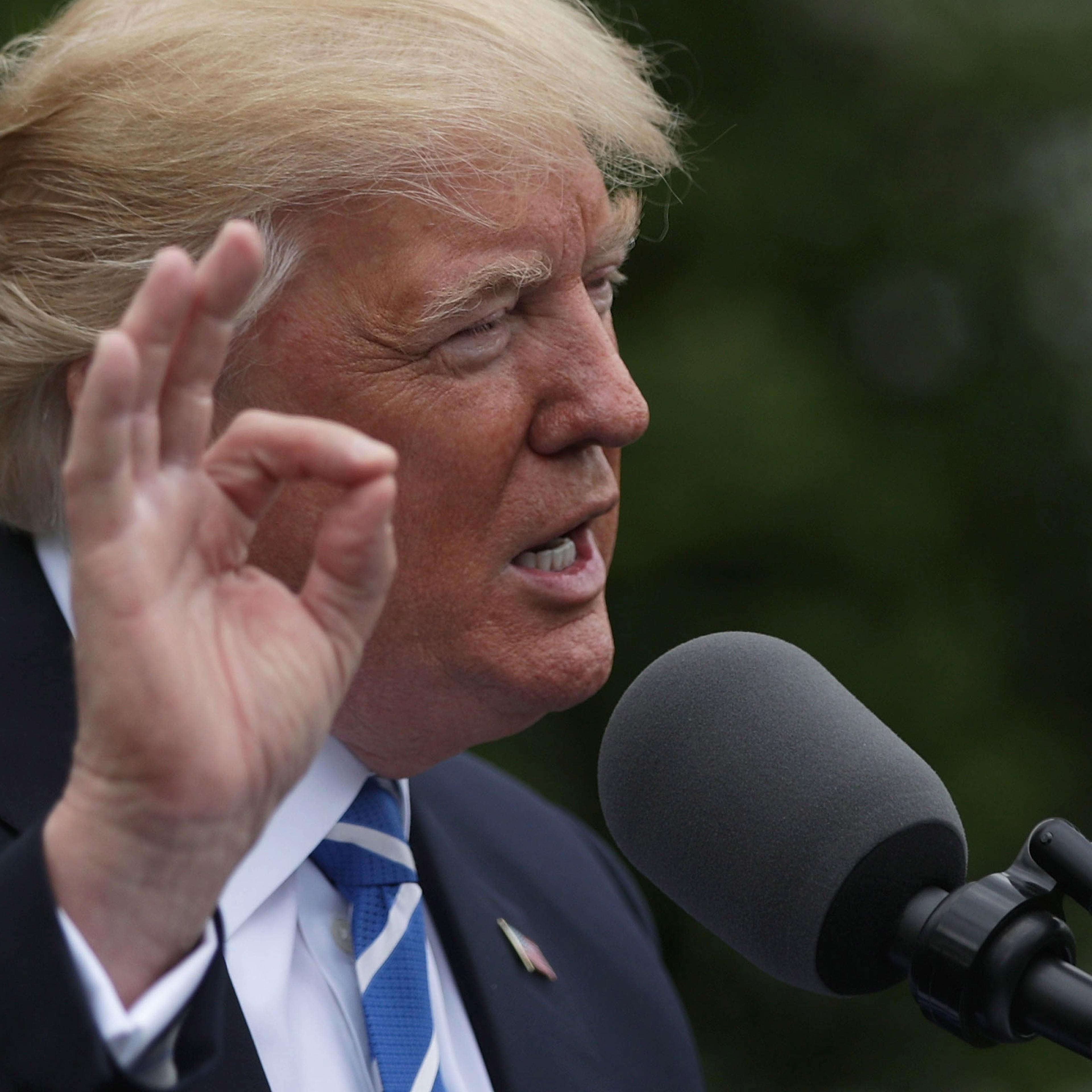 President Trump Meets With The Independent Community Bankers Association