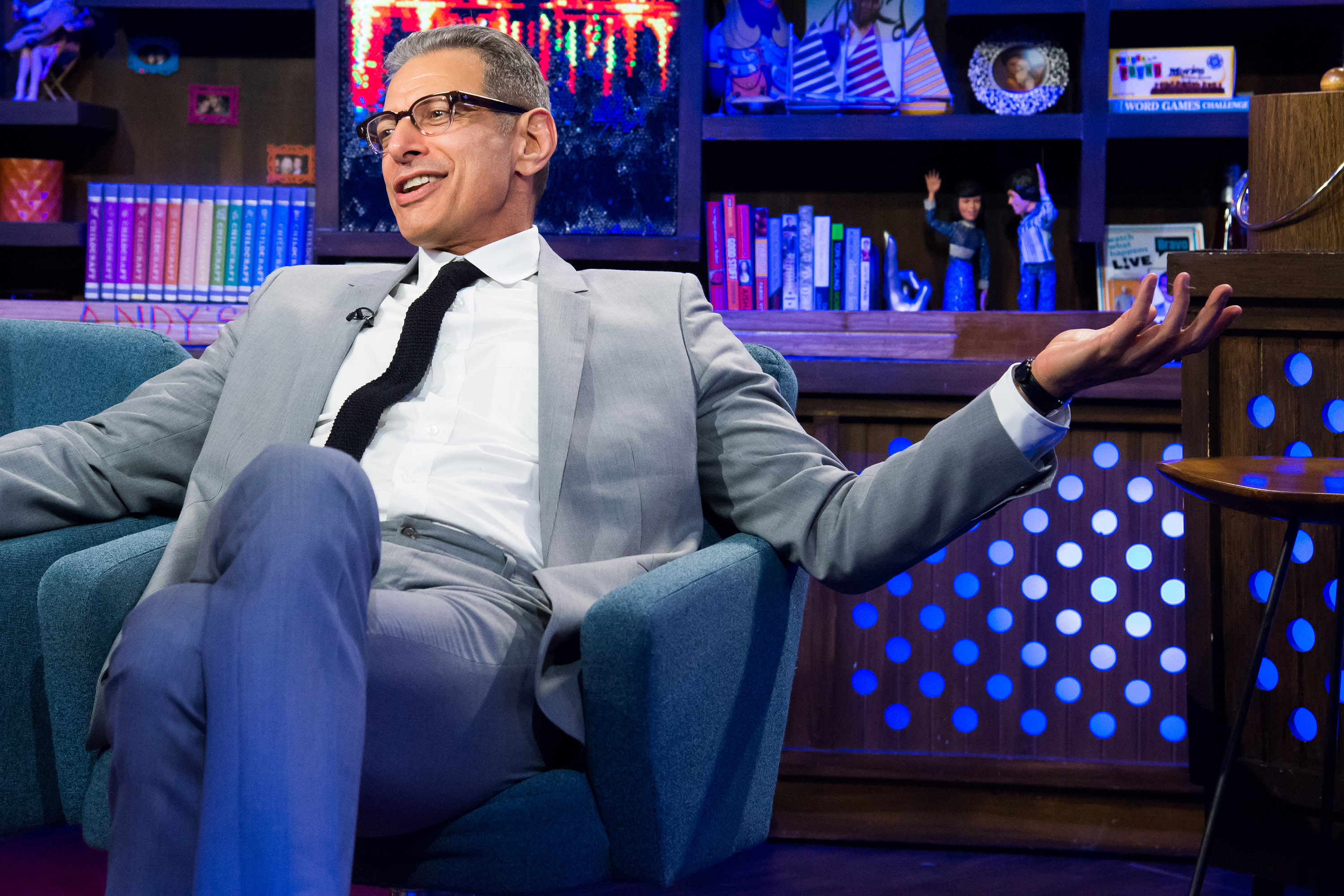 Jeff Goldblum on the set of Watch What Happens Live - Season 11