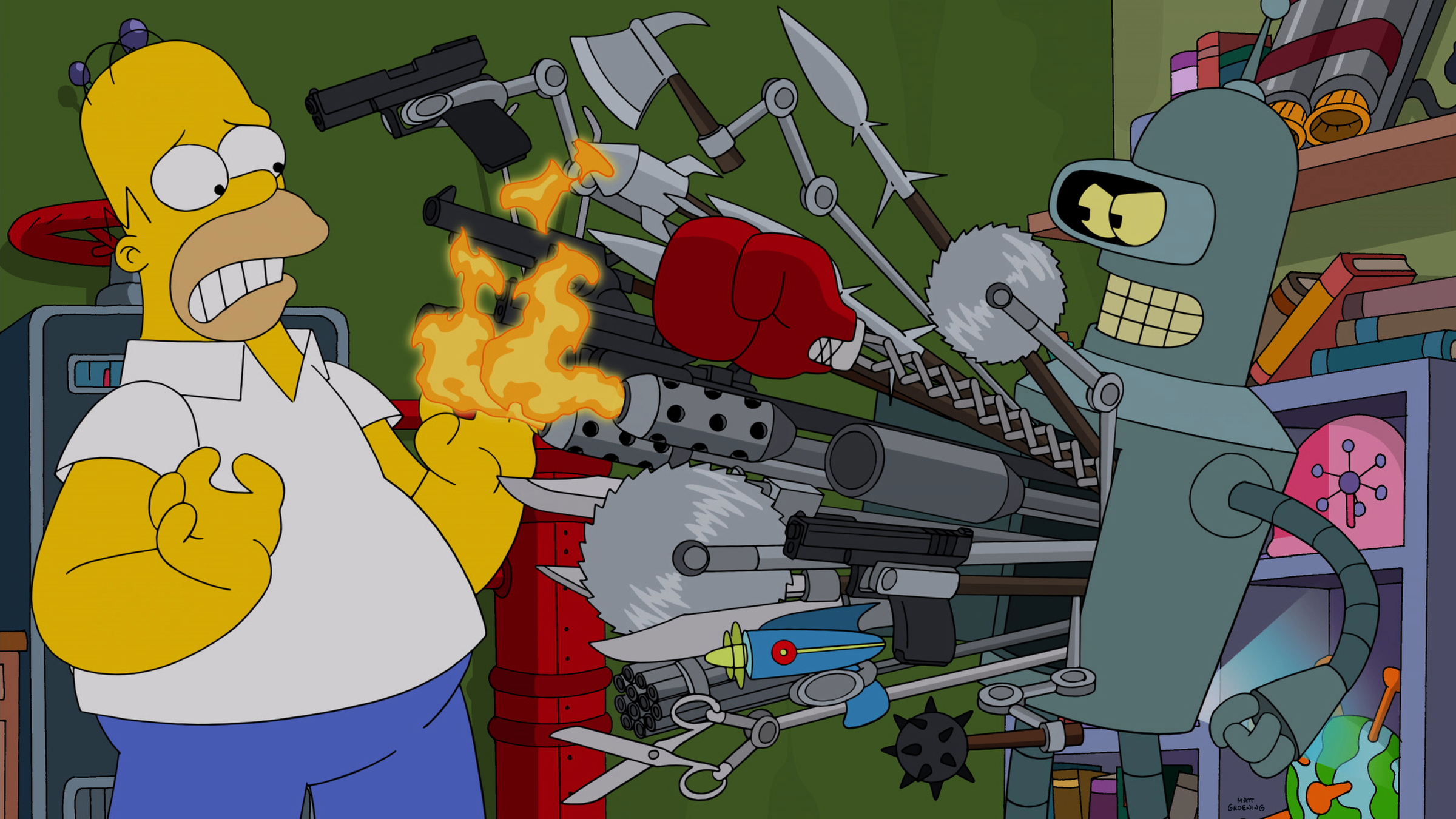 THE SIMPSONS Meets ÒFuturamaÓ in a Special Crossover Episode!