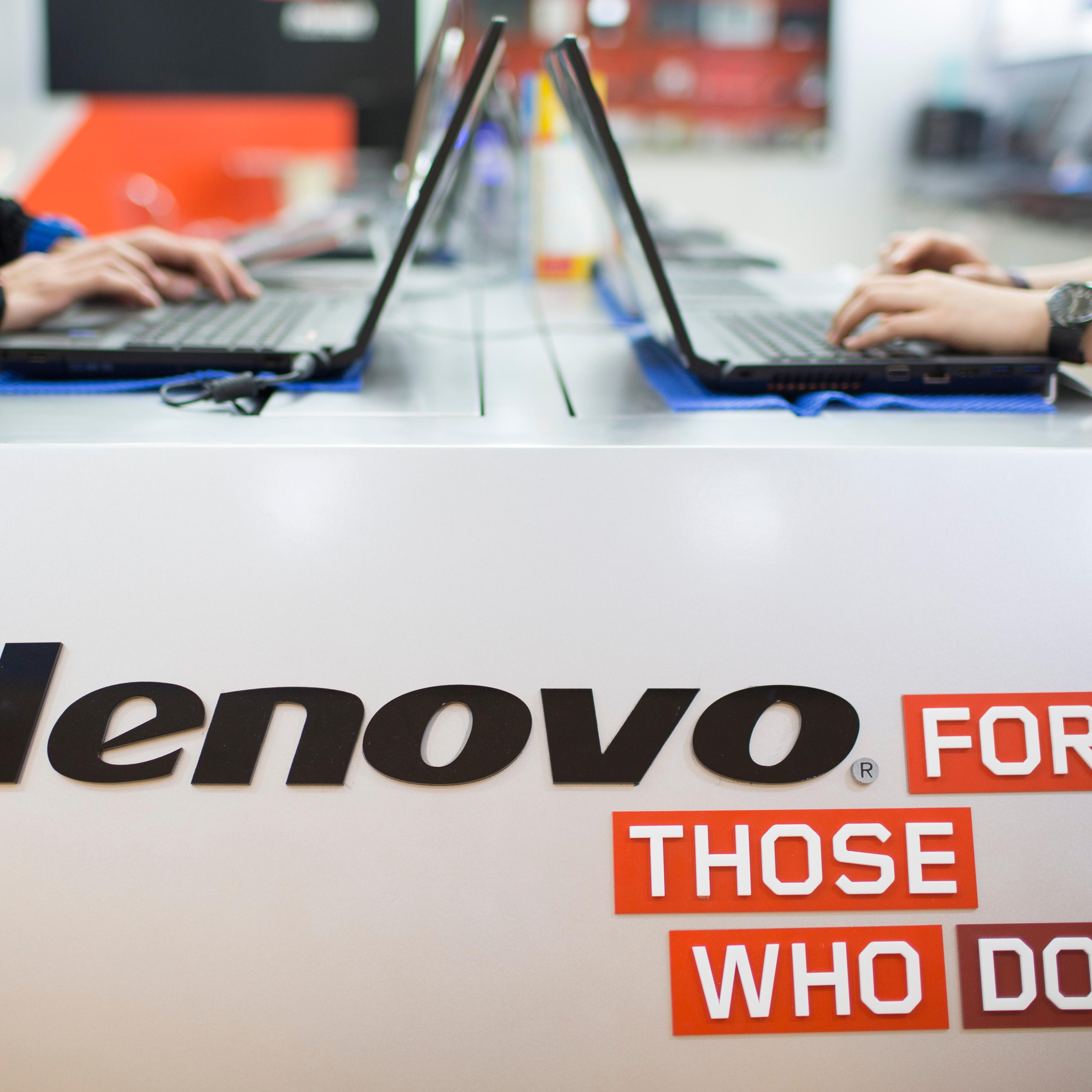 Inside A Lenovo Group Store As Company Reports 25 Percent Jump In Fourth-Quarter Profit