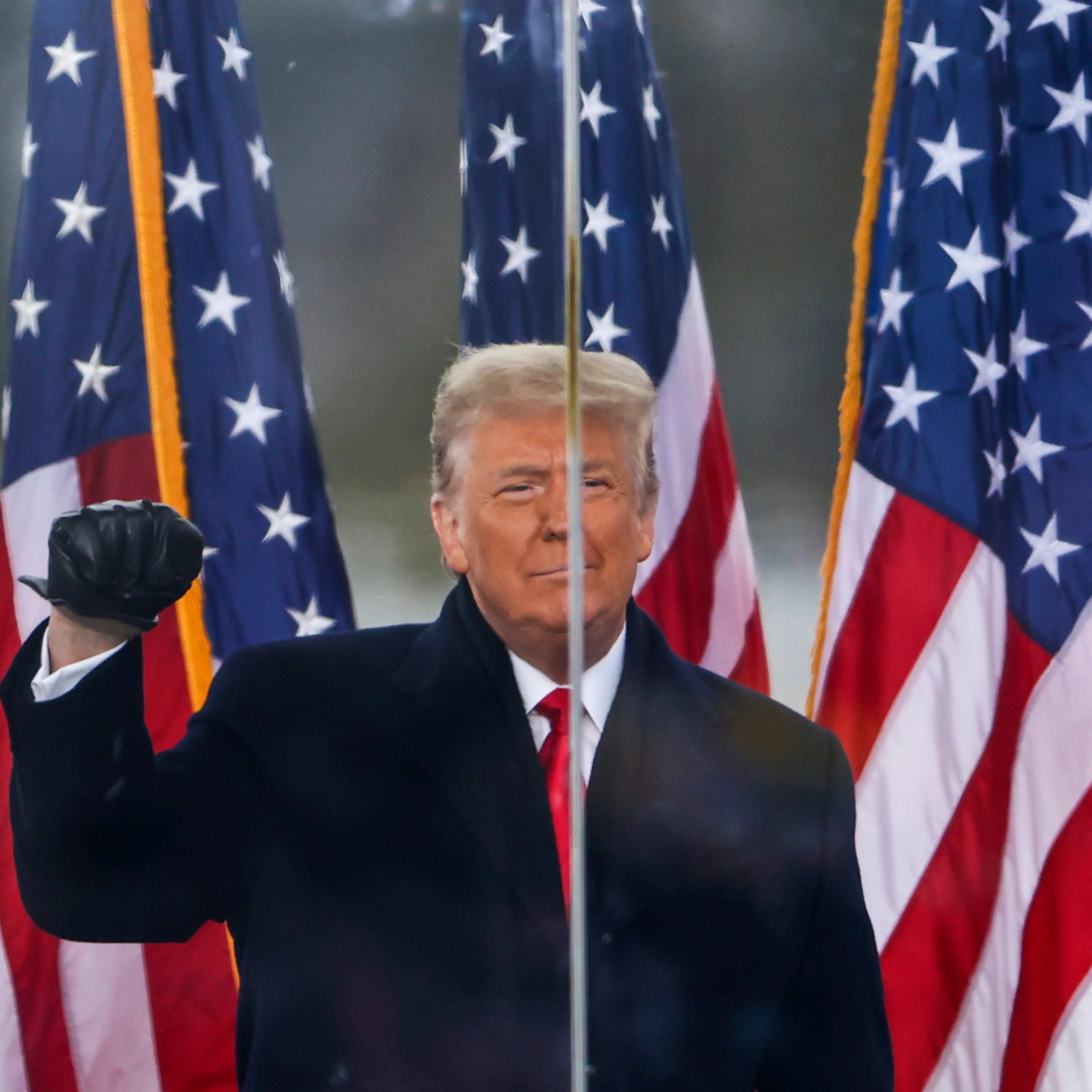 President Donald Trump speaks at the "Stop The Steal" Rally in Washington, DC on Jan 6
